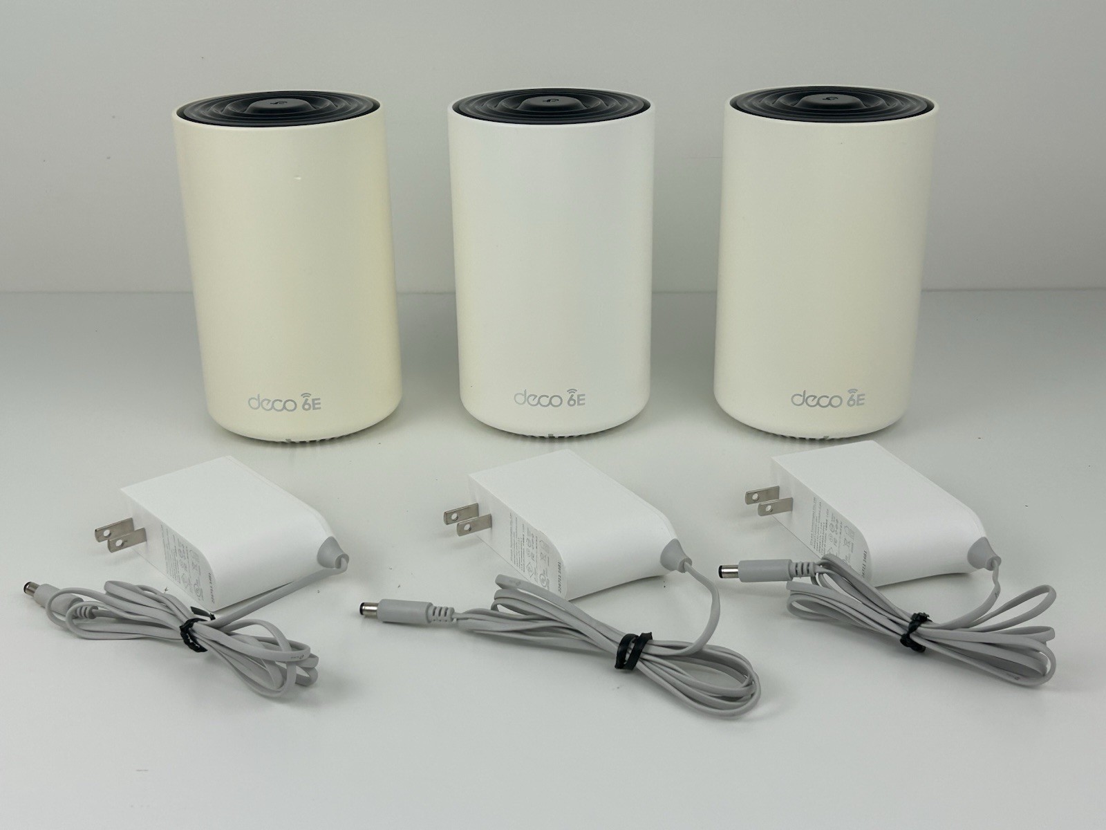 TP-LINK Deco XE75 AXE5400 Wi-Fi 6E Router Mesh System – White (3-Pack)