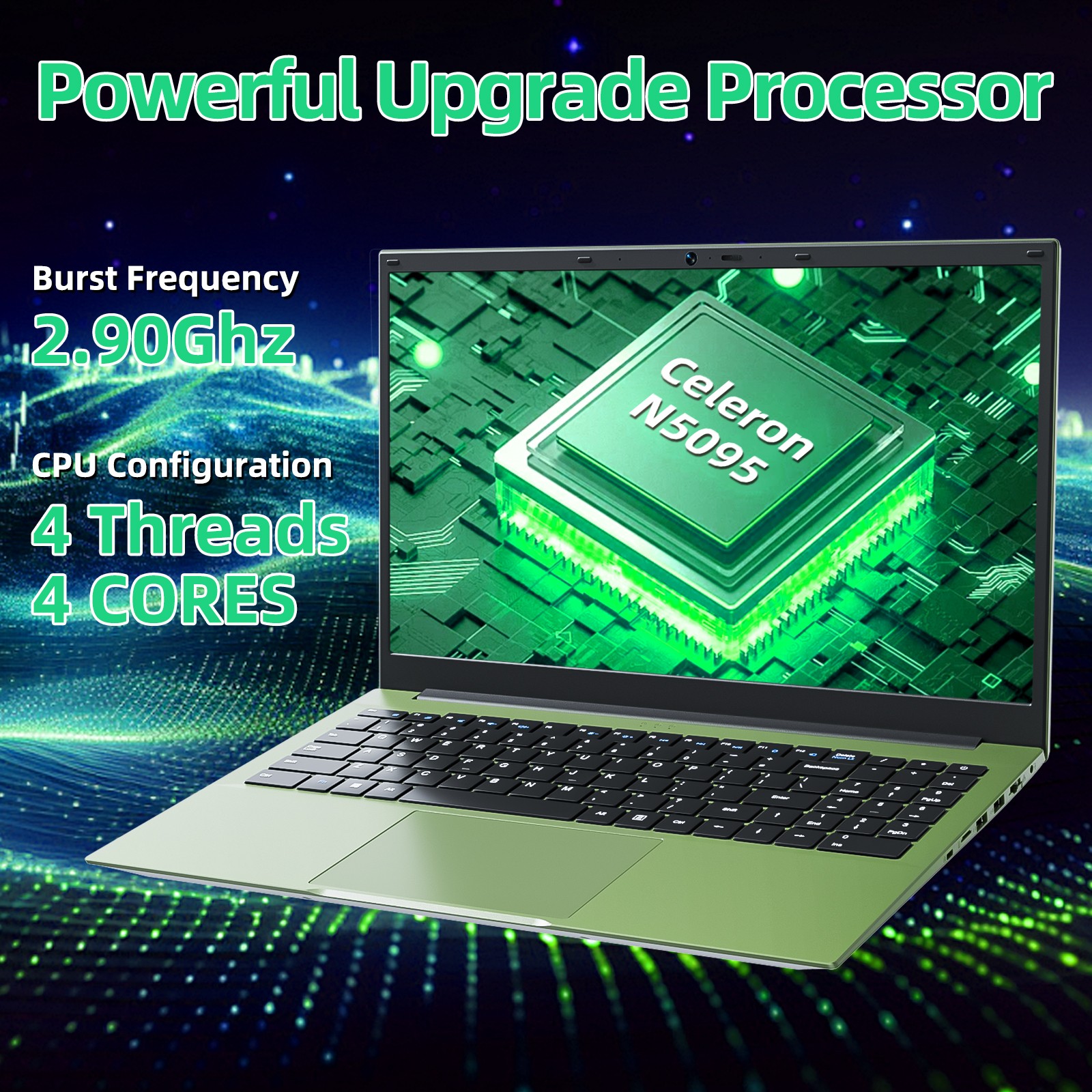 2026 SGIN 15.6″ Portable Laptop Windows 11 PRO Intel N5095 4GB RAM 128GB SSD
