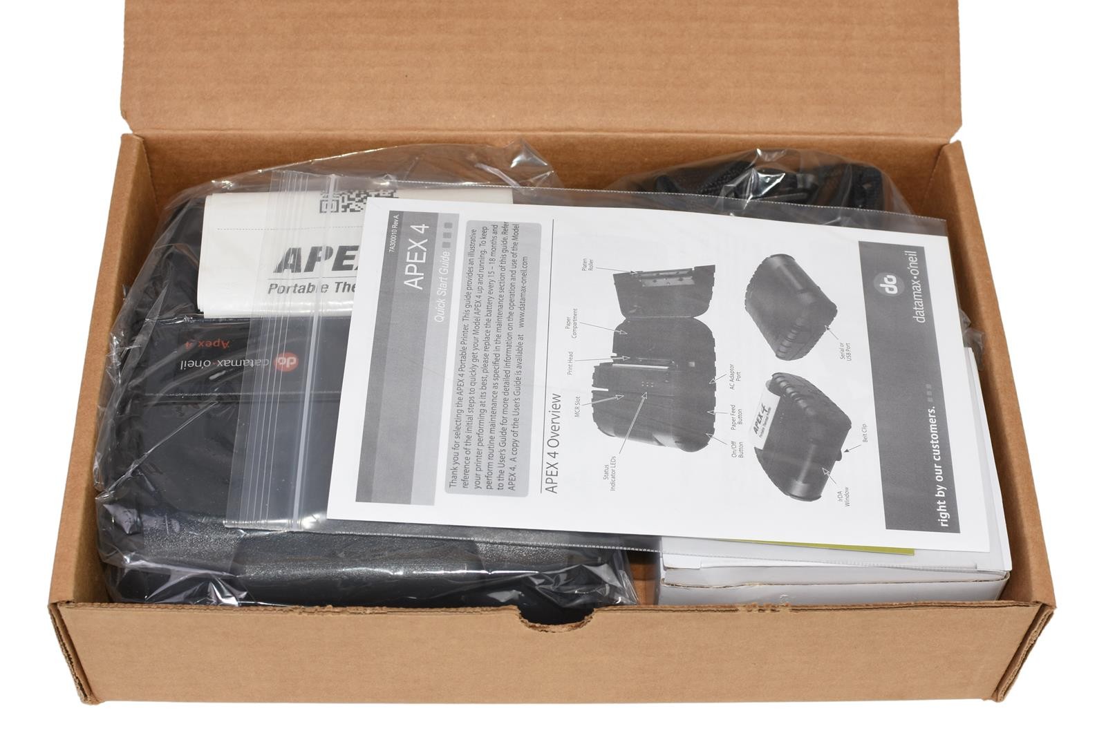 Datamax-O’Neil 78928U1-4 Apex 4i 4″ Mobile Printer USB/Bluetooth (New,old stock)