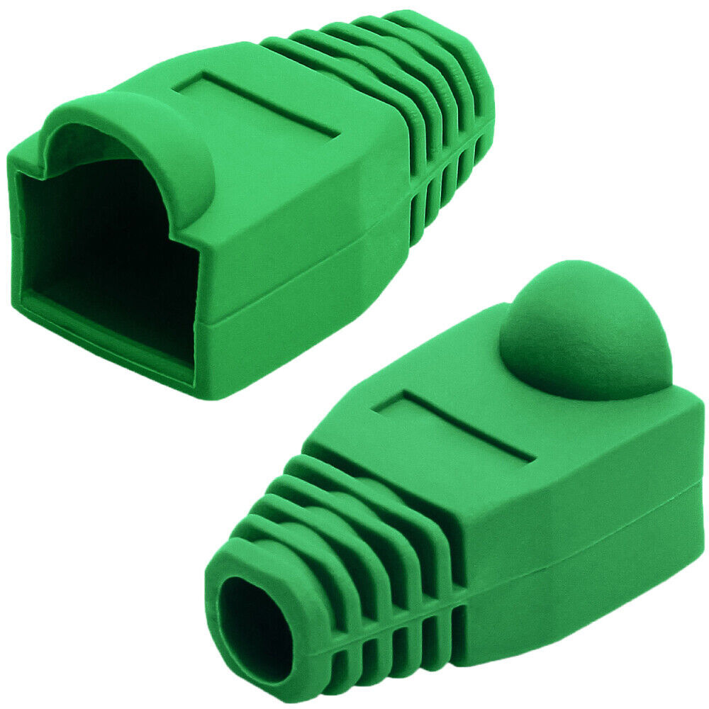 50 Pack Cat5e Cat6 Boots Ethernet Cable End Cap Grip Network RJ45 Connector Boot
