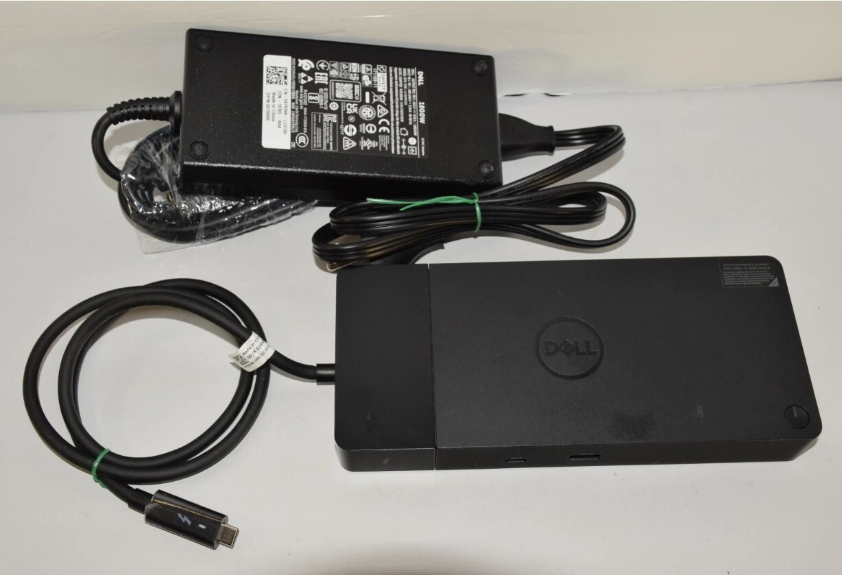 Dell WD19TBS Thunderbolt 3 USB-C DisplayPort Docking Station 180w Power Adapter