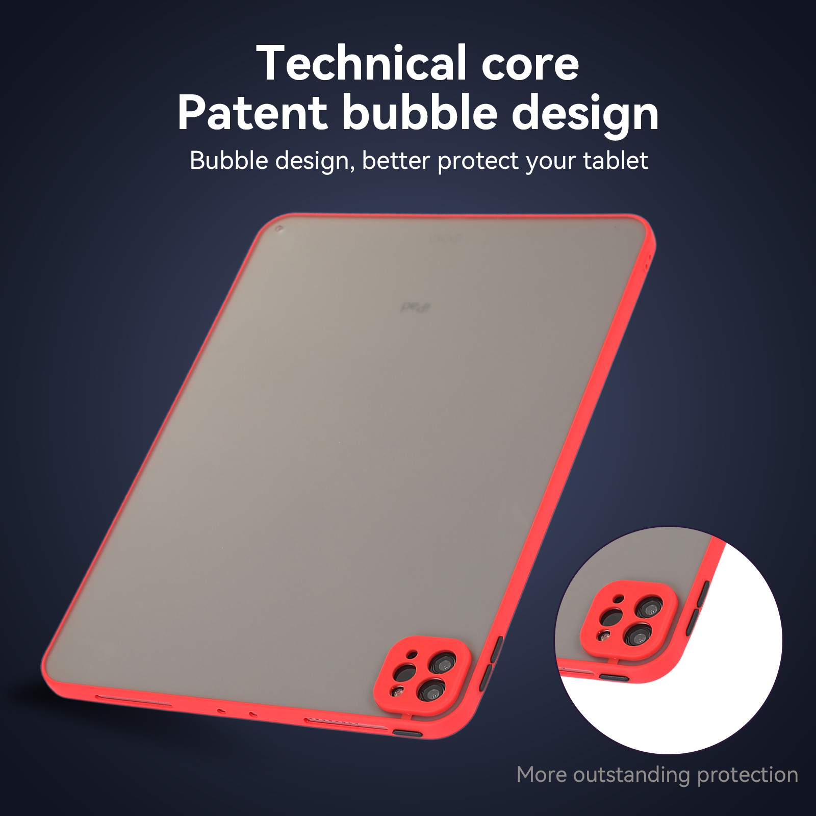 Ultra Thin Matte Clear Case For iPad 5 6 7 8 9 10 Gen Pro11 TPU Frame Back Cover