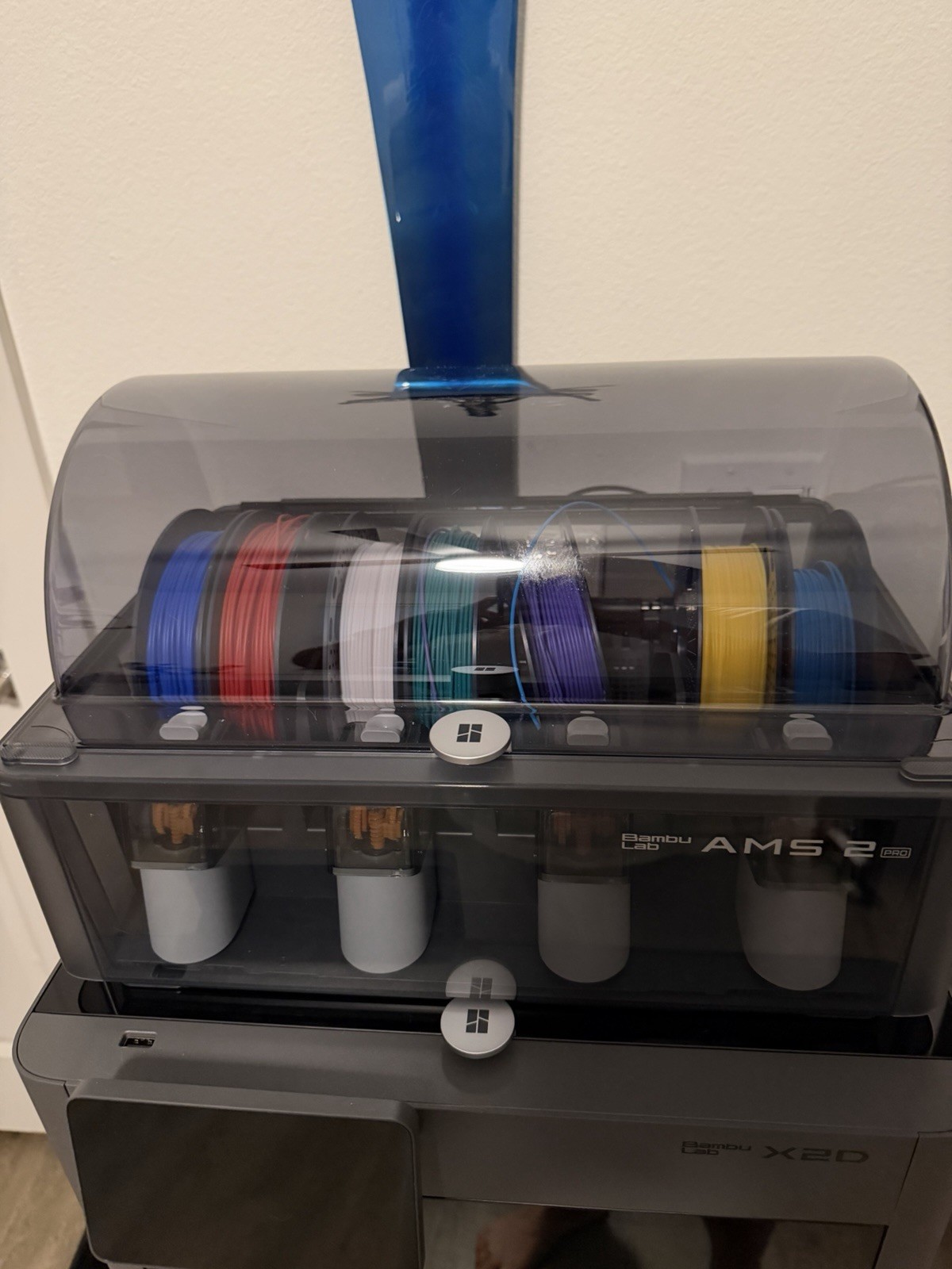 Bambu Lab X2D with AMS 2 Pro, very lightly used (4 prints only)