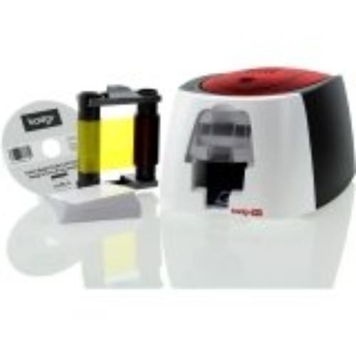 Evolis B12U0000RS Badgy100 Card Printer Color 40 Card Feeder