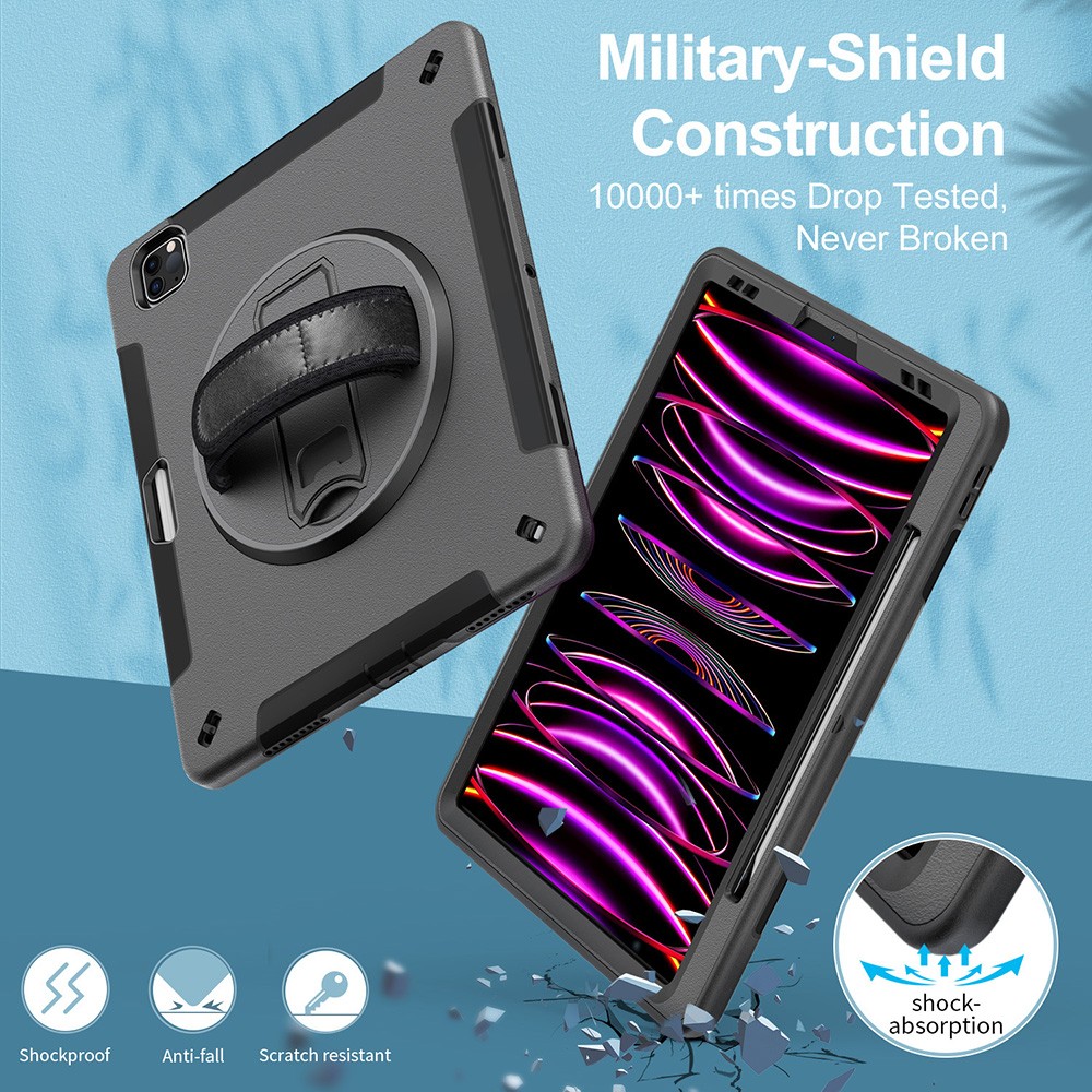 Shockproof Case for iPad Air 13 inch M4 2026 / M3 2025 /M2 2024 Heavy Duty Cover