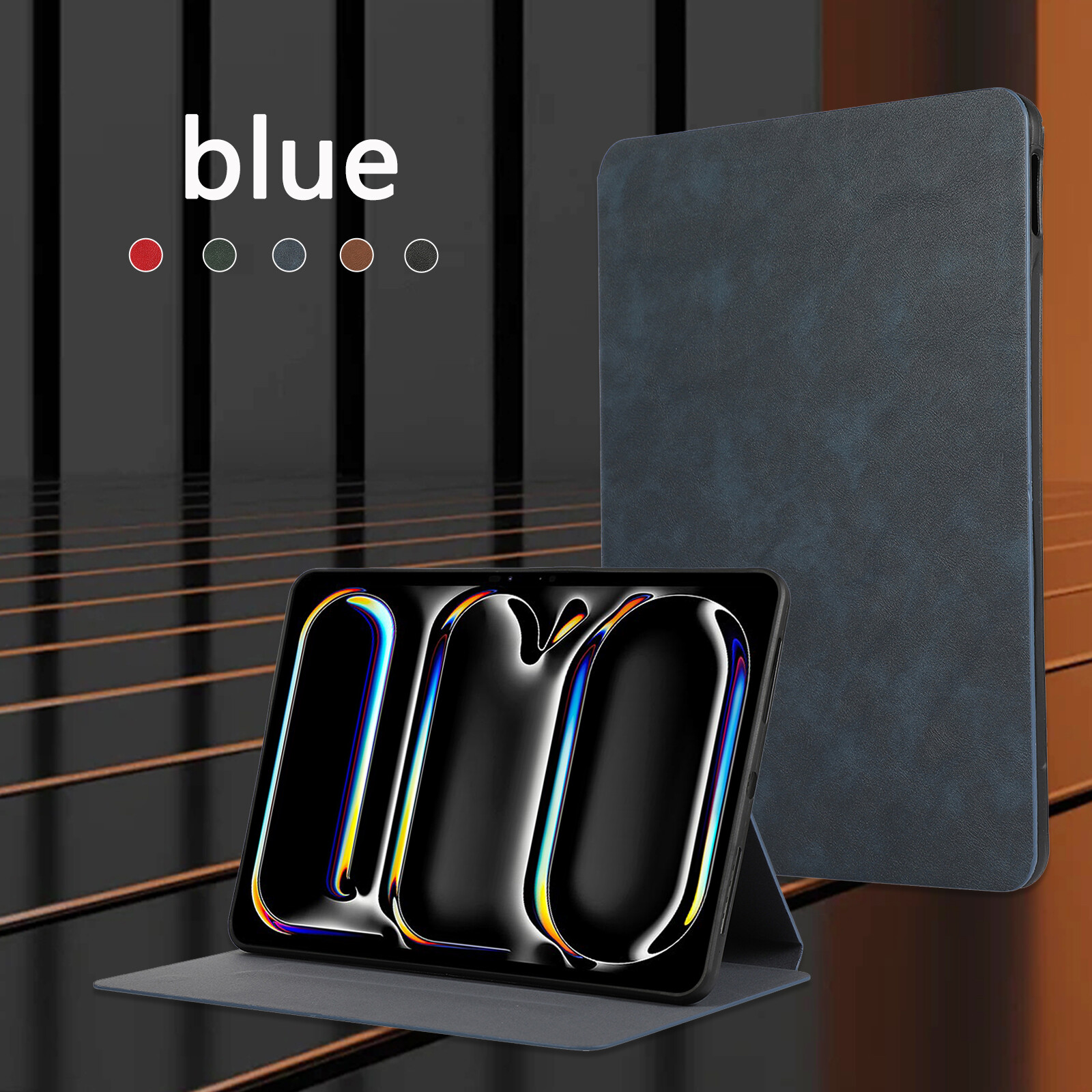 For iPad 5th/6th7th/8th/9th Generation Air 11in Pro 11in Leather Flip Case Cover
