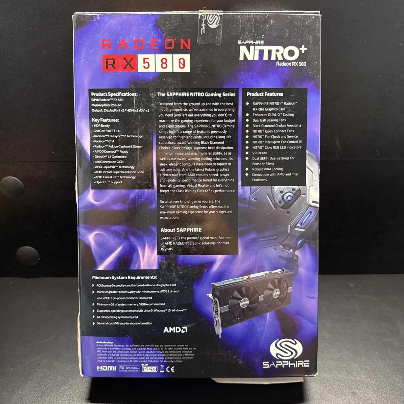 Sapphire NITRO+ Radeon RX 580 8Gb GDDR5 Graphics Card 299-3E66-001SA Tested #3