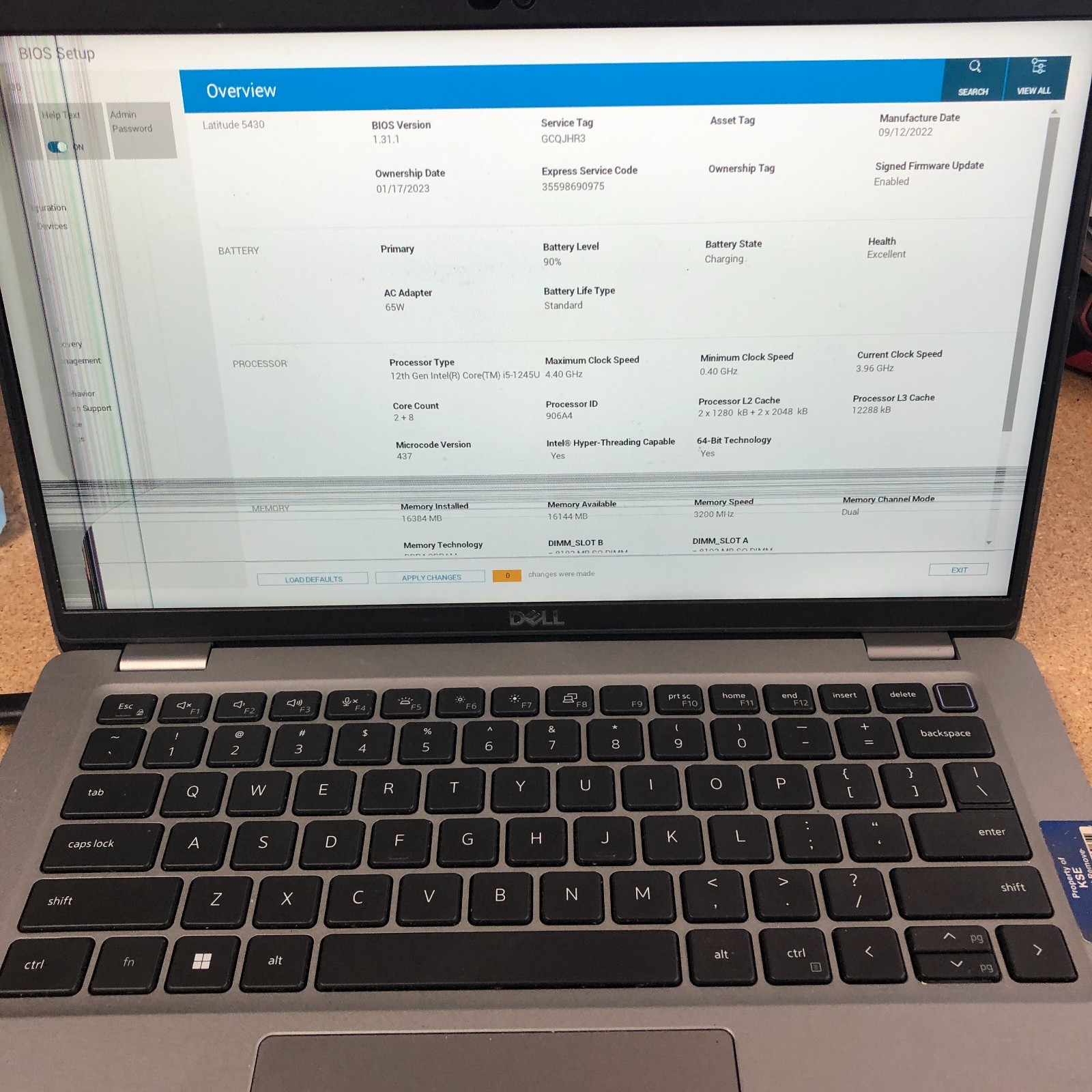 Dell Latitude 5430 Laptop Intel Core i5-1245U 16GB RAM SSD No SSD/Screen