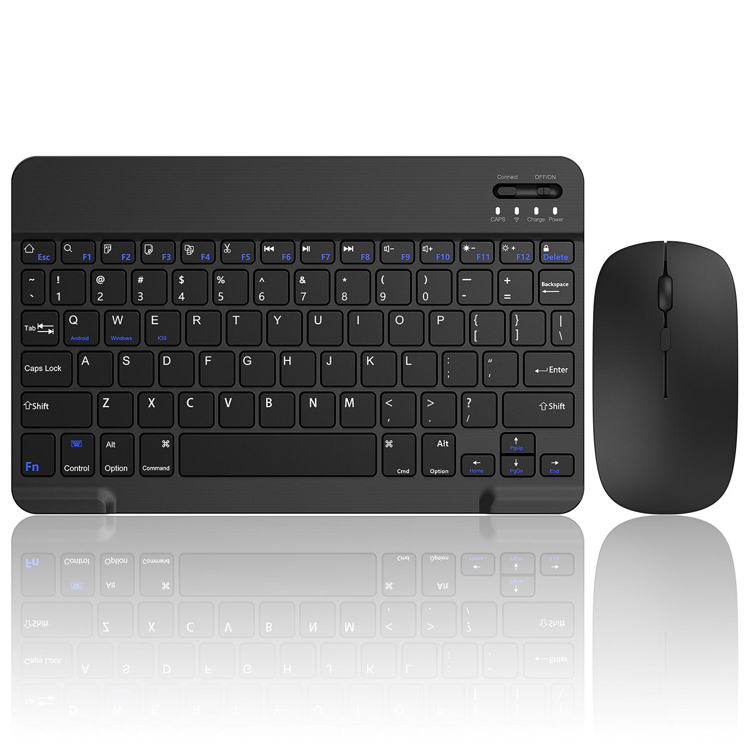 Wireless Bluetooth Keyboard and Mouse Set Rechargeable for iPad Laptop Mac PC US