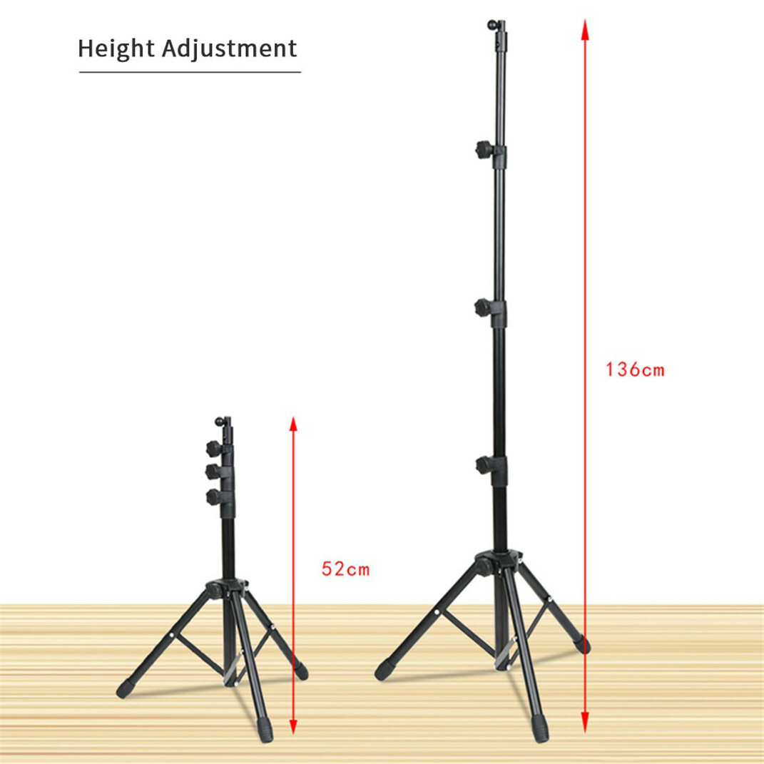 Height Adjustable Tablet Floor Stand Tripod Mount Holder for iPad Mobile Phone