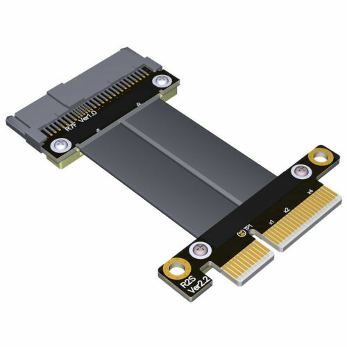 ADT-Link R27SF U.2 NVMe SSD to PCI-E 3.0 x4 SFF-8639 NVMe PCIe Extension Cable