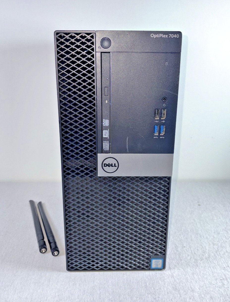 Dell OptiPlex 7040 MT Desktop PC i7-6700@3.40GHz 16 GB RAM 256 GB SSD Win 11 Pro