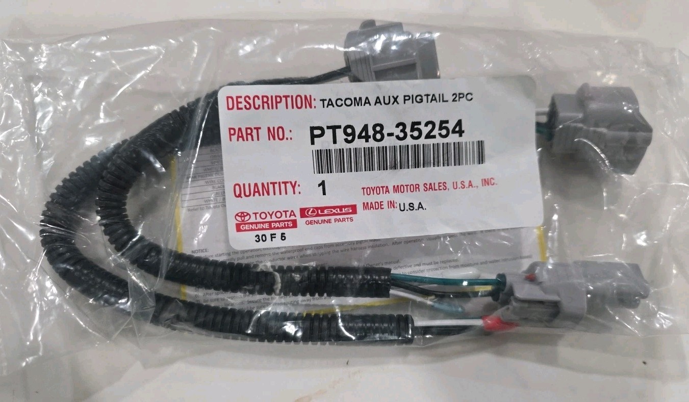 2024-Present Genuine OEM Toyota Tacoma Wiring Harness PT948-35454