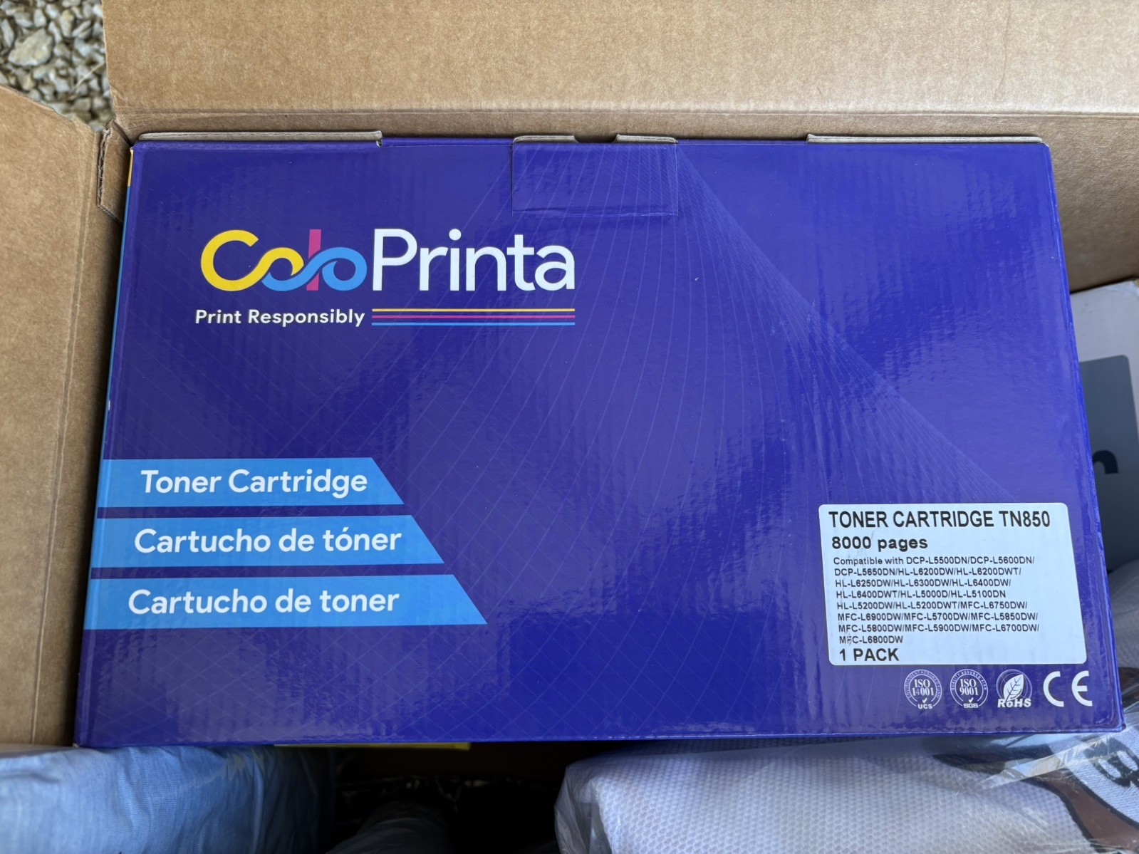 Brother TN-850 TN850 Genuine OEM High Yield Toner Cartridge 💵Saving Tip Incl.