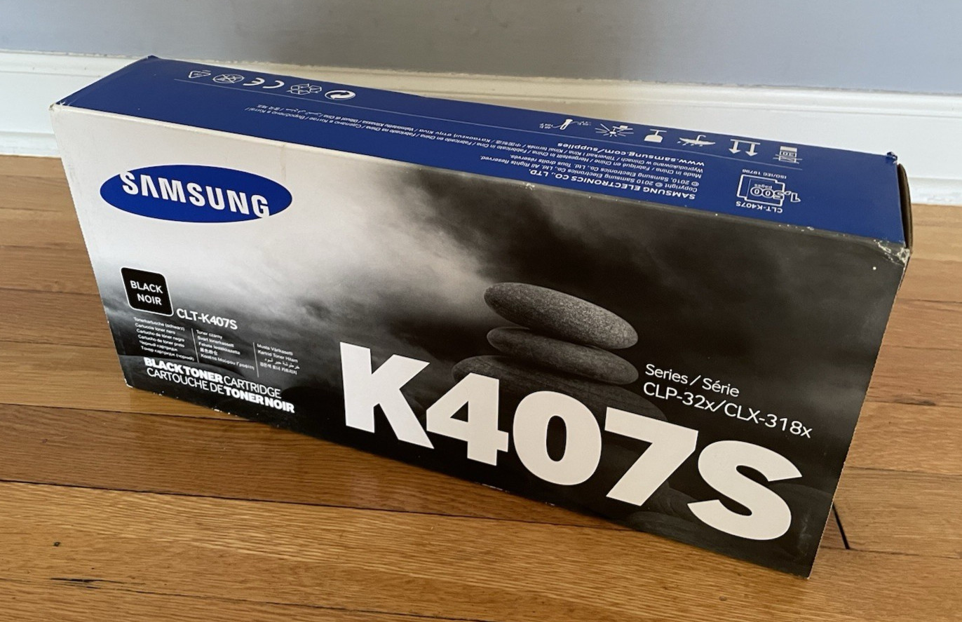 Samsung K407S Black Toner Cartridge For Series CLP-32x / CLX-318x