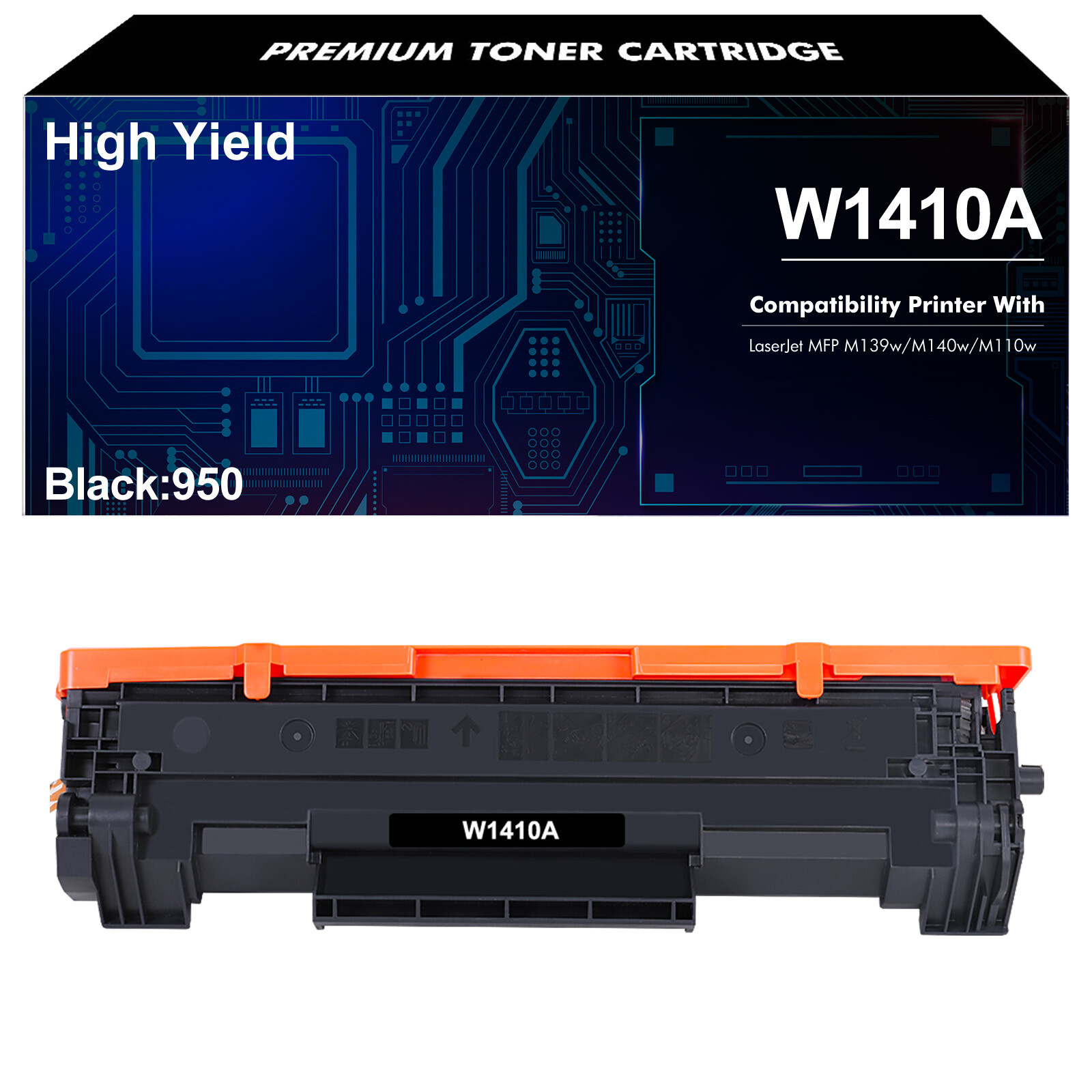 [WITH CHIP] W1410A 141A Toner Compatible With HP LaserJet MFP M110w M139w M140w