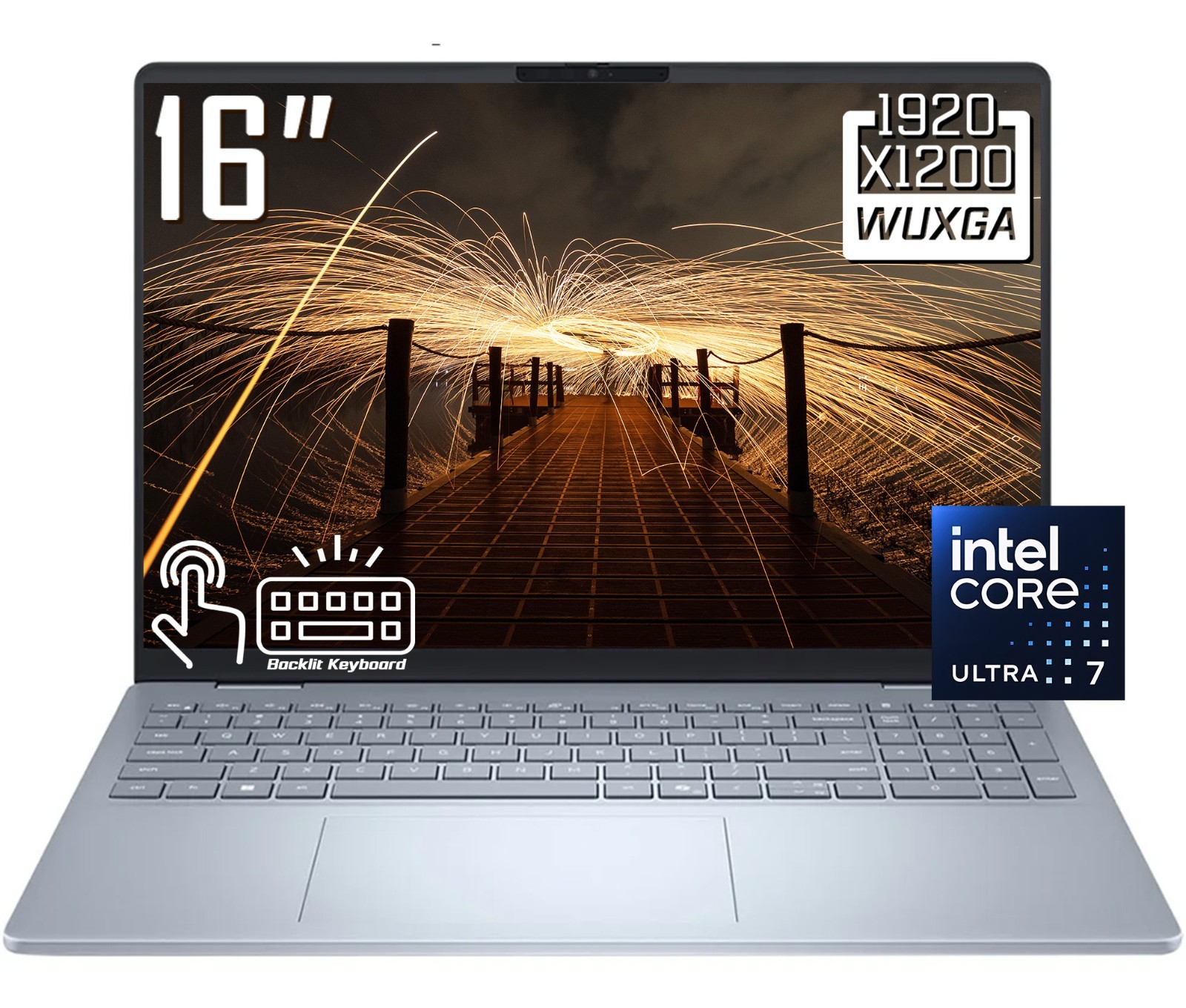 Dell 16 Plus 16″ WUXGA Touchscreen AI Laptop Intel Ultra 7 258V 32GB RAM 2TB SSD