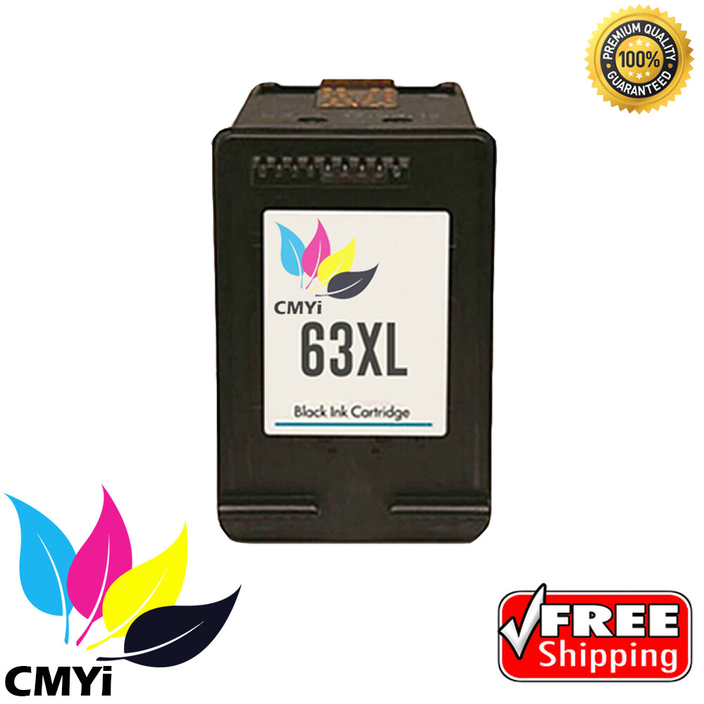 Compatible HP 63XL Black Ink Cartridge for OfficeJet 3830 4650 ENVY 4520 4522