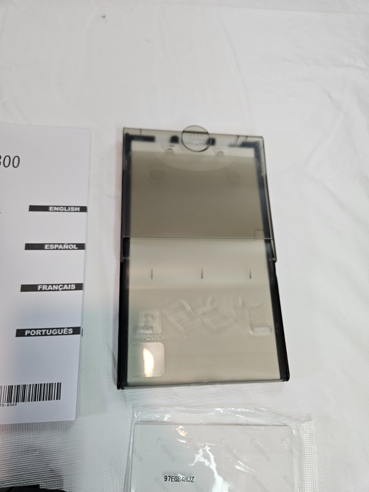 Canon SELPHY CP1300 Wireless Compact Photo Printer Black WiFi Tested Works Box