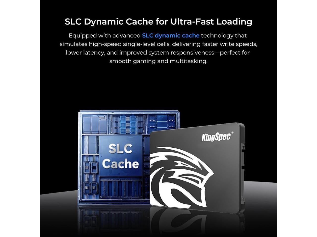 KingSpec P3 SSD 256GB Internal 2.5″ Solid State Drive 2.5 Inch SATA III 3D NAND