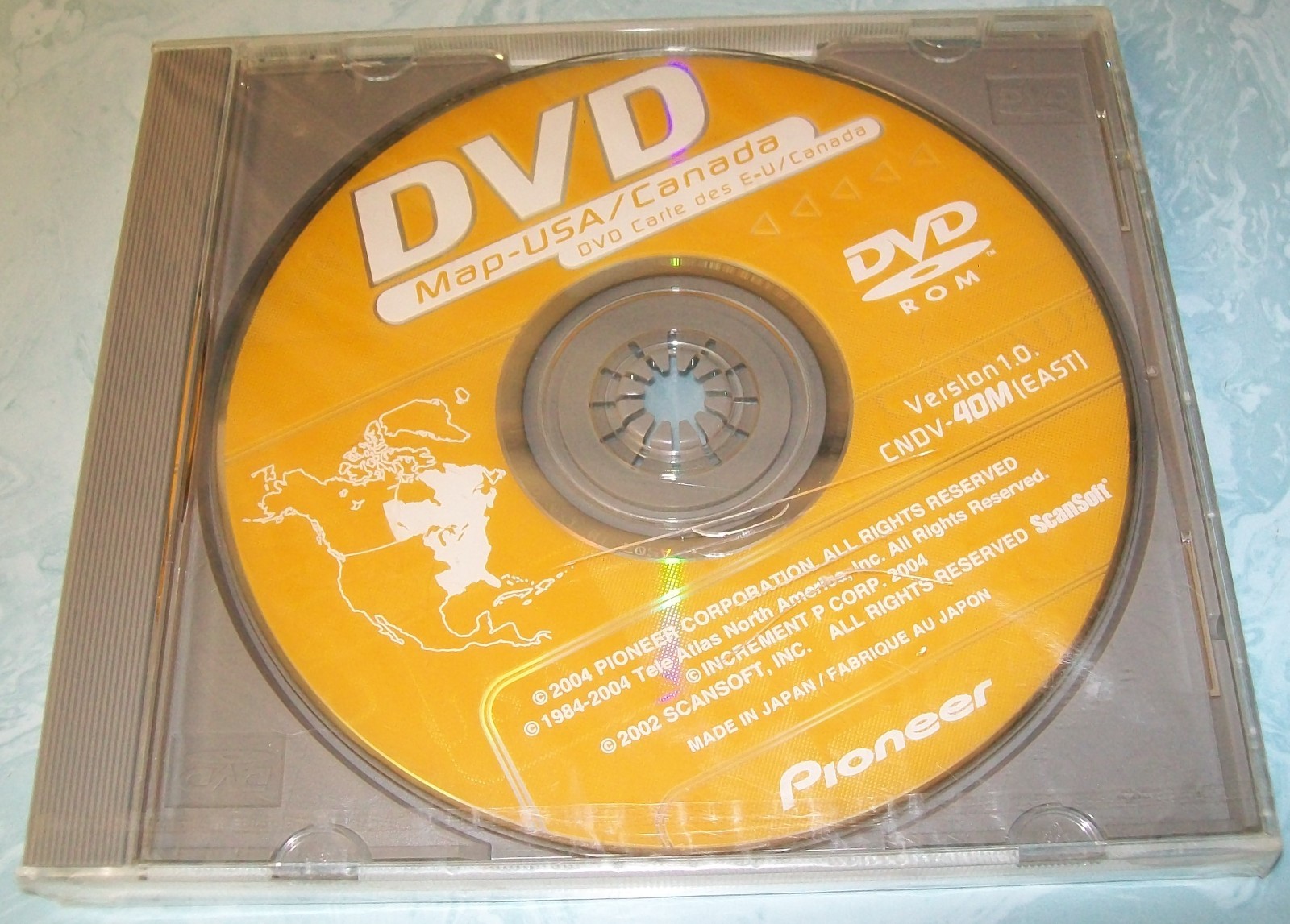 Pioneer Map-USA/Canada Version 1.0 (DVD-ROM, 2004) New Unopened!