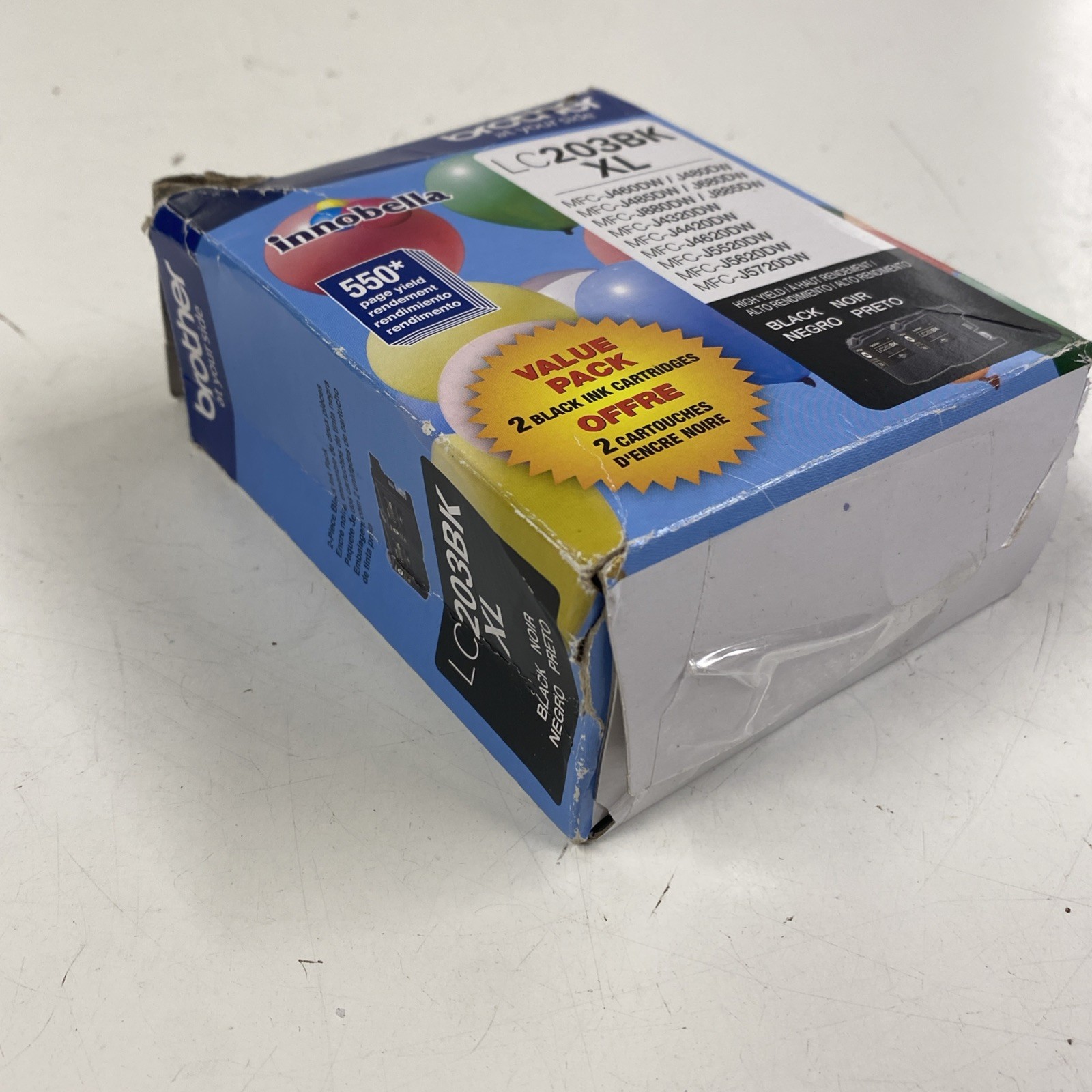 Genuine BROTHER LC203BK XL Black High Yield Ink Cartridge Replacement * 5/2028 *
