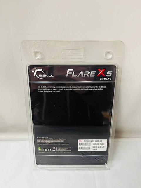 G.Skill Flare X5 DDR5 Desktop Memory F5-6000J3238F16GX2-FX5- NEW