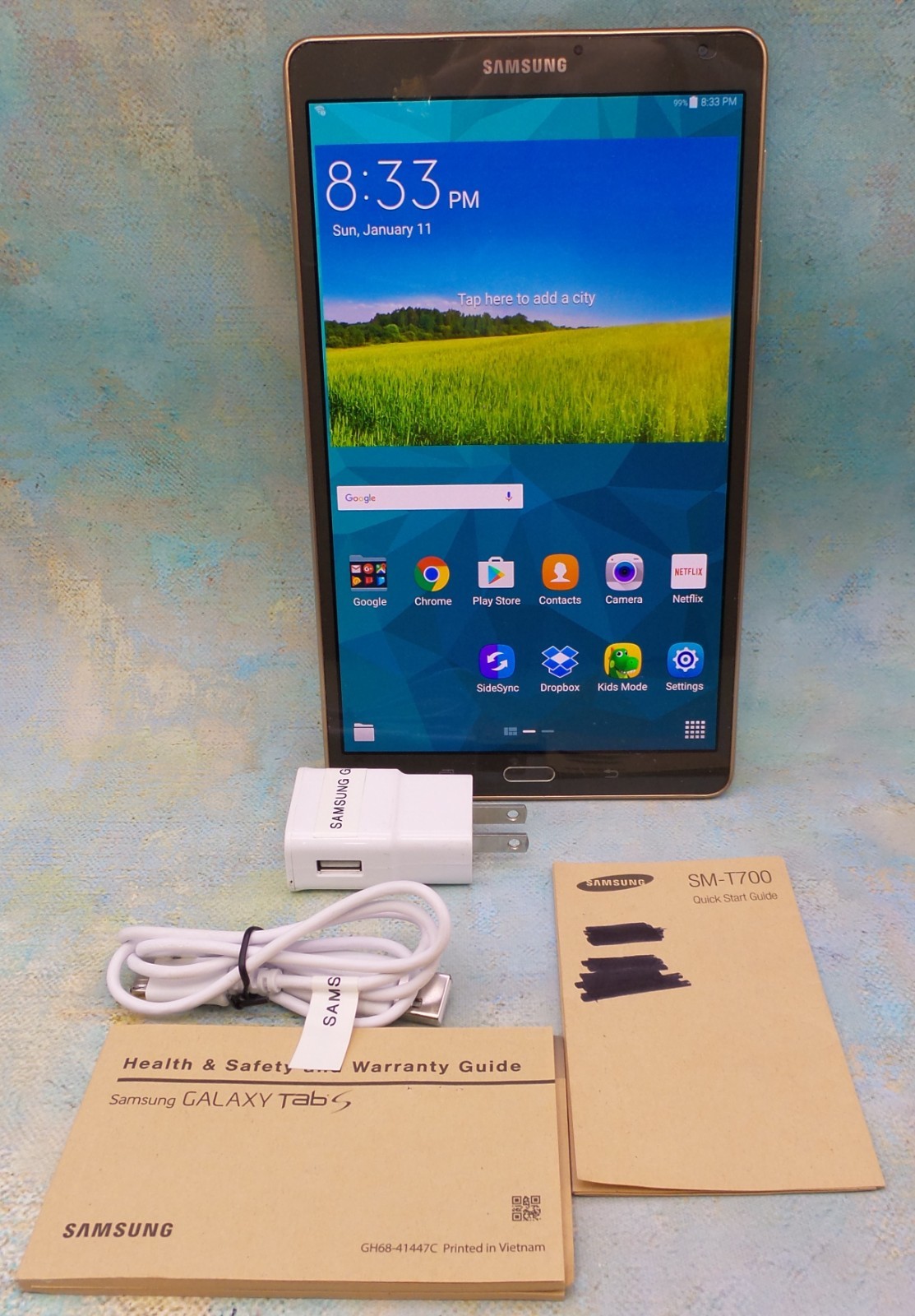Samsung Galaxy Tab S SM-T700 16GB 8.4 inch Android Wi-Fi Bluetooth Camera -Gold