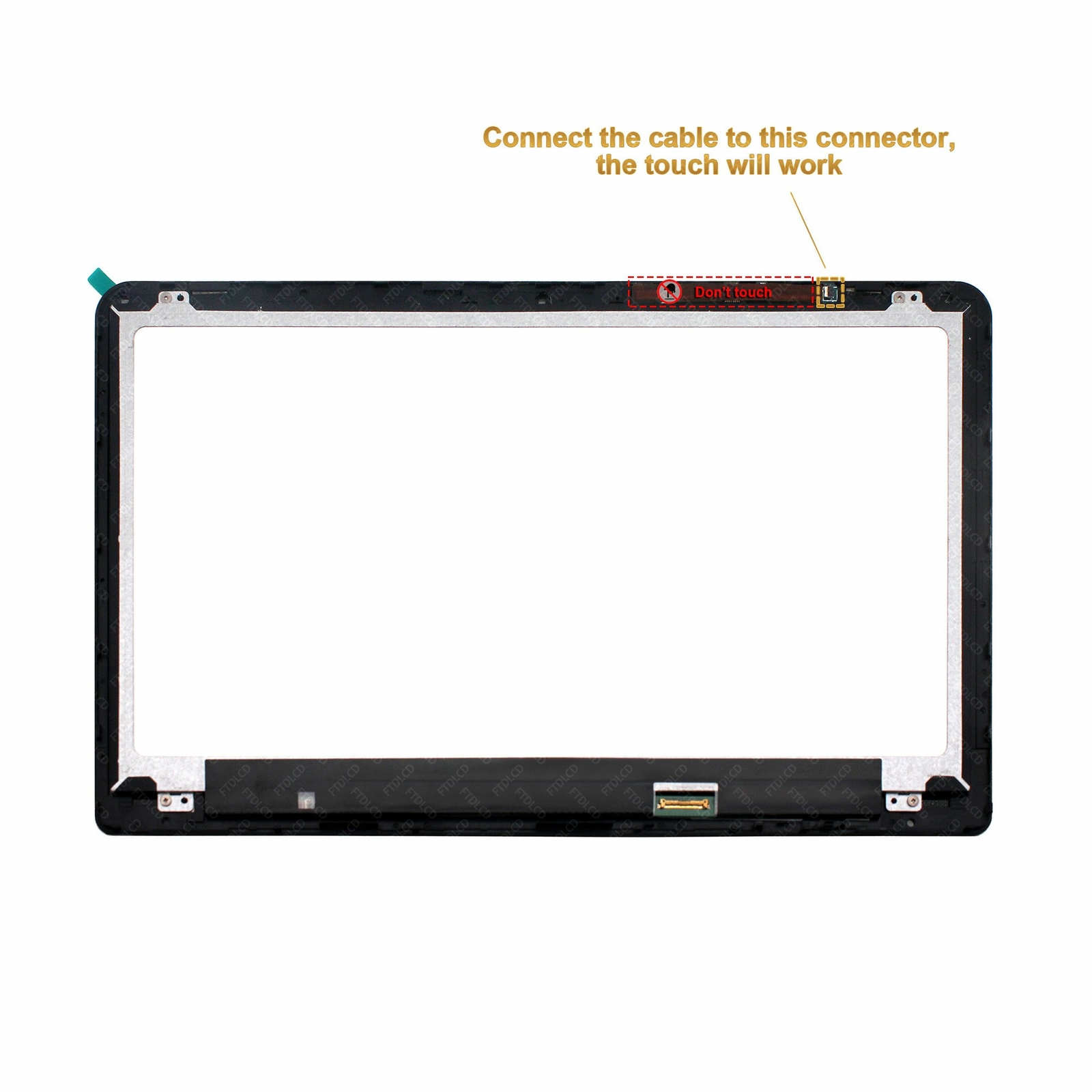 FHD LCD Touch Screen Digitizer+Bezel for HP Pavilion X360 15-bk152NR 15-bk153NR