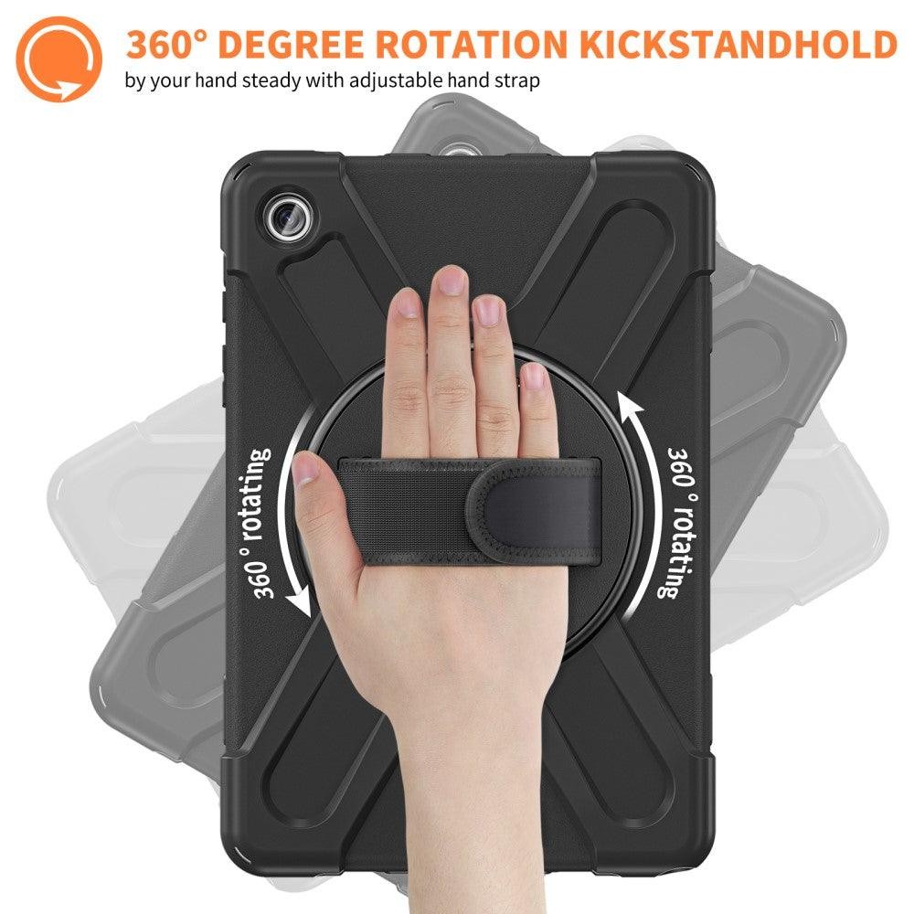 for Galaxy Tab A9+ 11 Case / Samsung Tab A11 Plus 11 cover PC+Silicone – Black