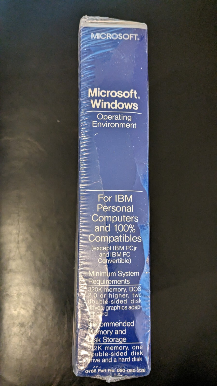 Windows Version: 1.03 Box: 0786 Part No. 050-050-226