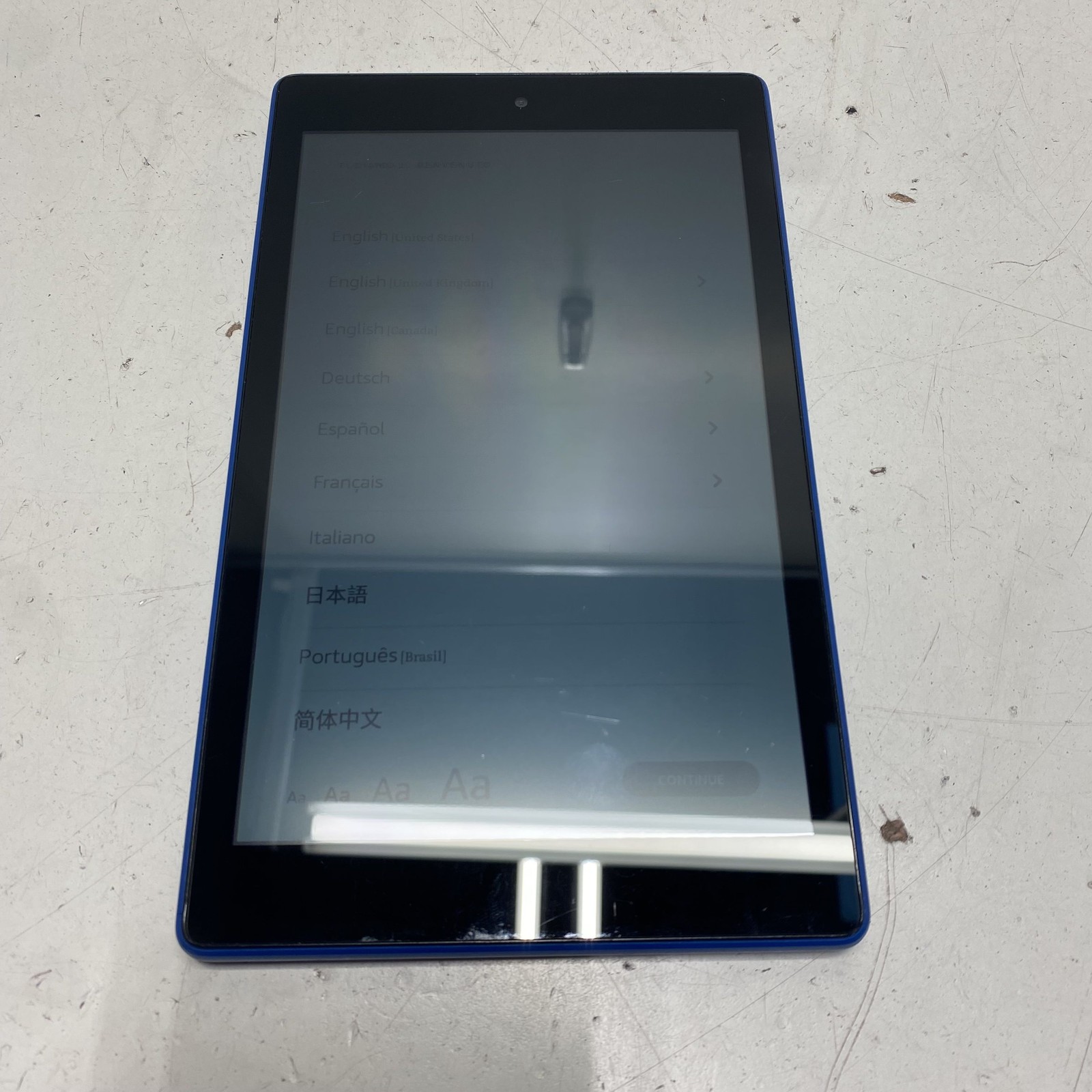 Amazon Fire HD 8 8th Gen L5S83A 8″ Tablet Blue Tested Factory Reset