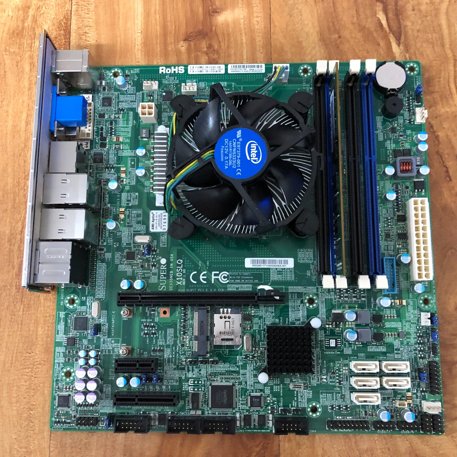 SuperMicro X10SLQ Intel W/ Core i3-4150 3.50GHz ( KSC 1x 8GB DDR3 None ECC )