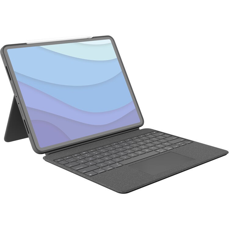 Logitech 920-010097 Combo Touch Backlit Keyboard Case for Apple 12.9″ iPad Pro