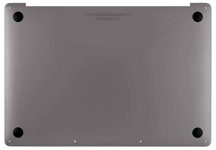OEM MacBook Pro 15 2018 2019 A1990 Bottom Case Cover – Space Gray Grade B
