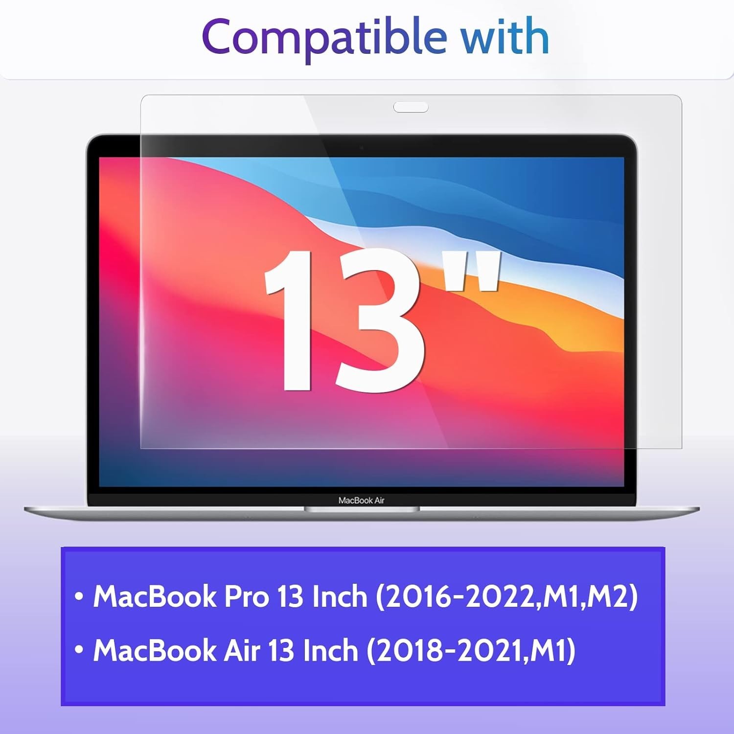 Ultimate Eye Protection: 3-Pack Anti Blue Light Screen Protectors for MacBooks