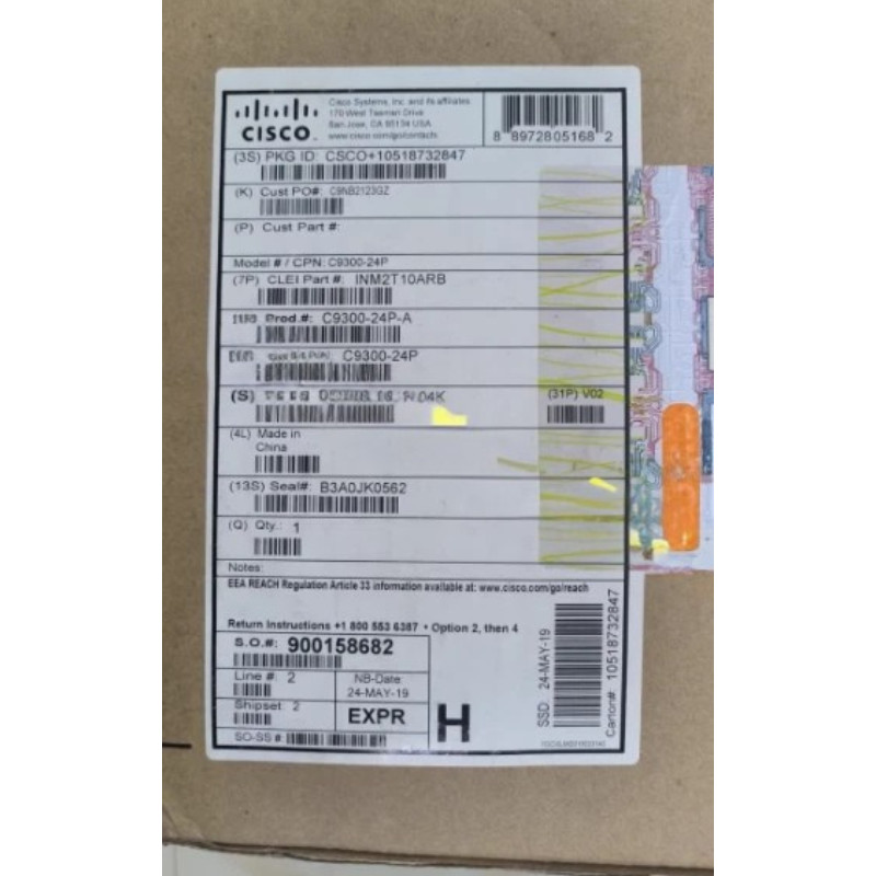 1PC New Cisco C9300-24P-A Catalyst 9300 24-port PoE Switch Fast Shipping