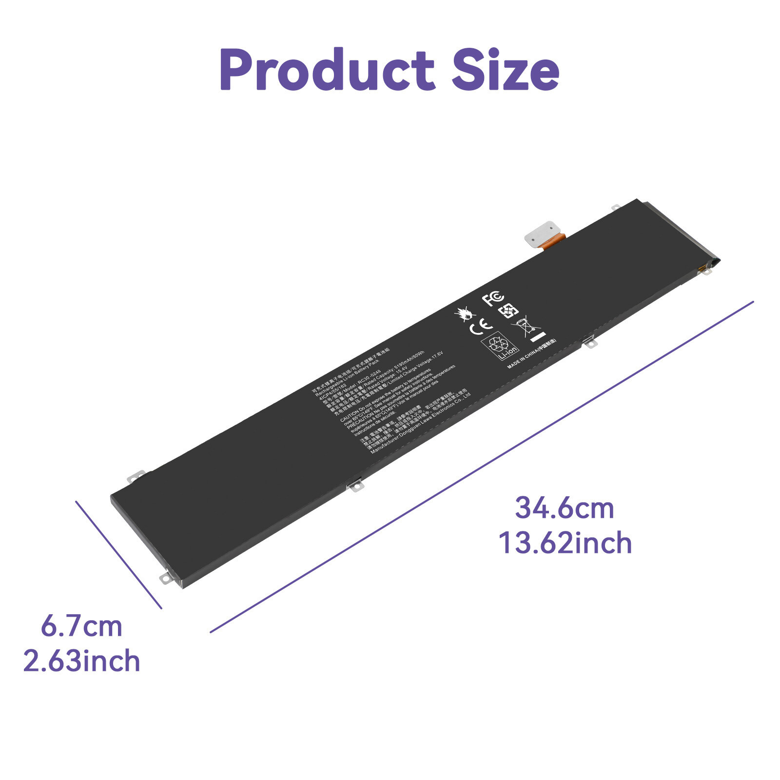 RC30-0248 Laptop Battery Replacement for Razer Blade 15 2018 Advanced RZ09-02