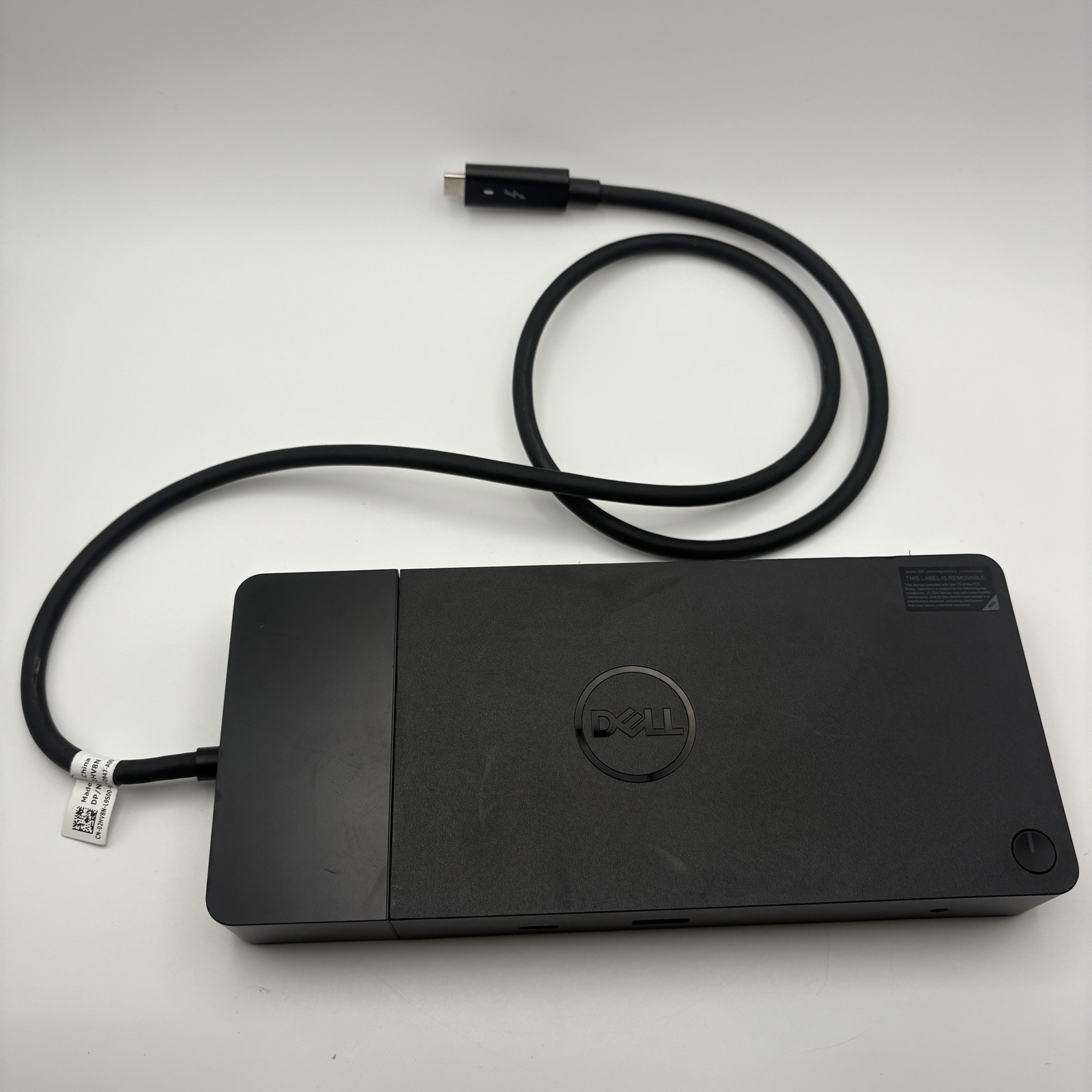 Dell WD19TB Thunderbolt Docking Station K20A Black