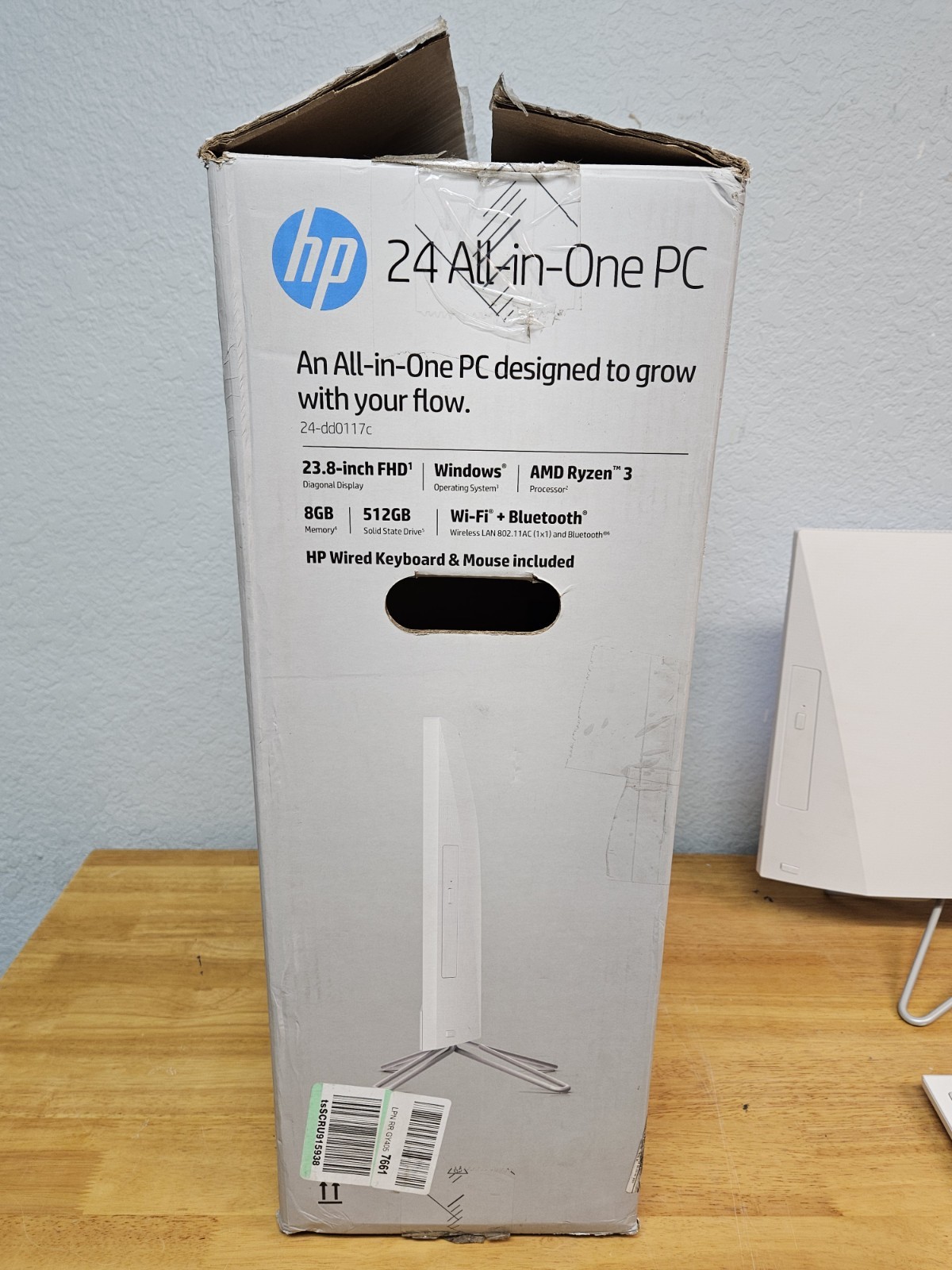 HP 24-dd0117c – All-in-one PC – AMD Ryzen 3 3250U -RAM 8 GB- SSD 512 GB *READ