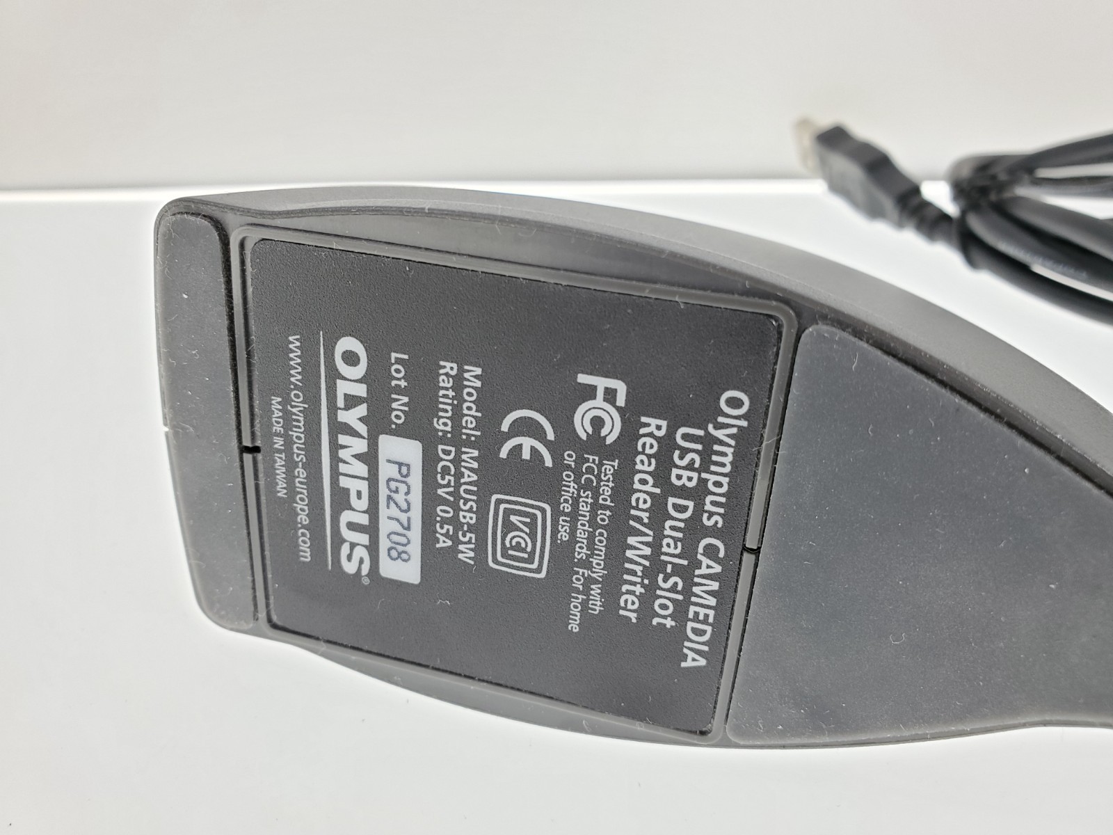 Olympus CAMEDIA MASUB-5W USB DualSlot Reader/Writer SmartMedia CompactFlash