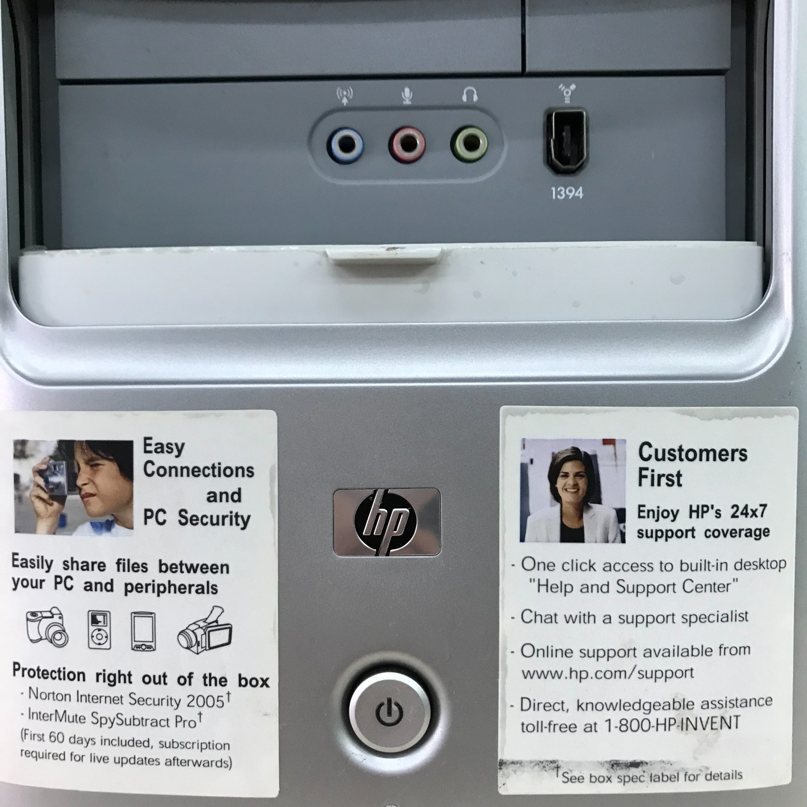 HP Pavilion a1000n PC for Retro Gaming Celeron 2.93GHz 512MB RAM (Windows XP)