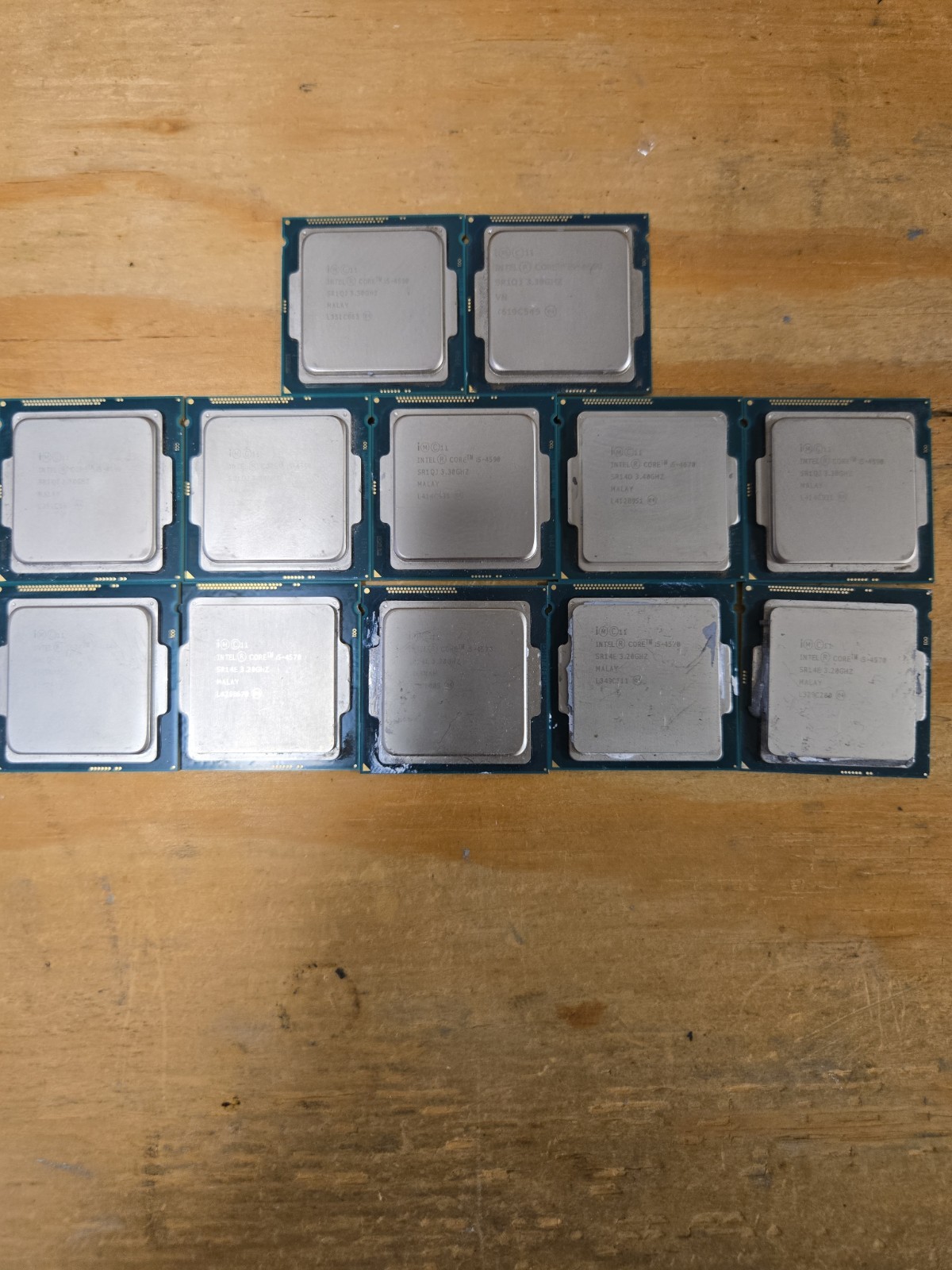 Lot Of 12 Intel Core i5 4th Gen 3.30GHz Quad-Core LGA1150 CPU SR1QJ