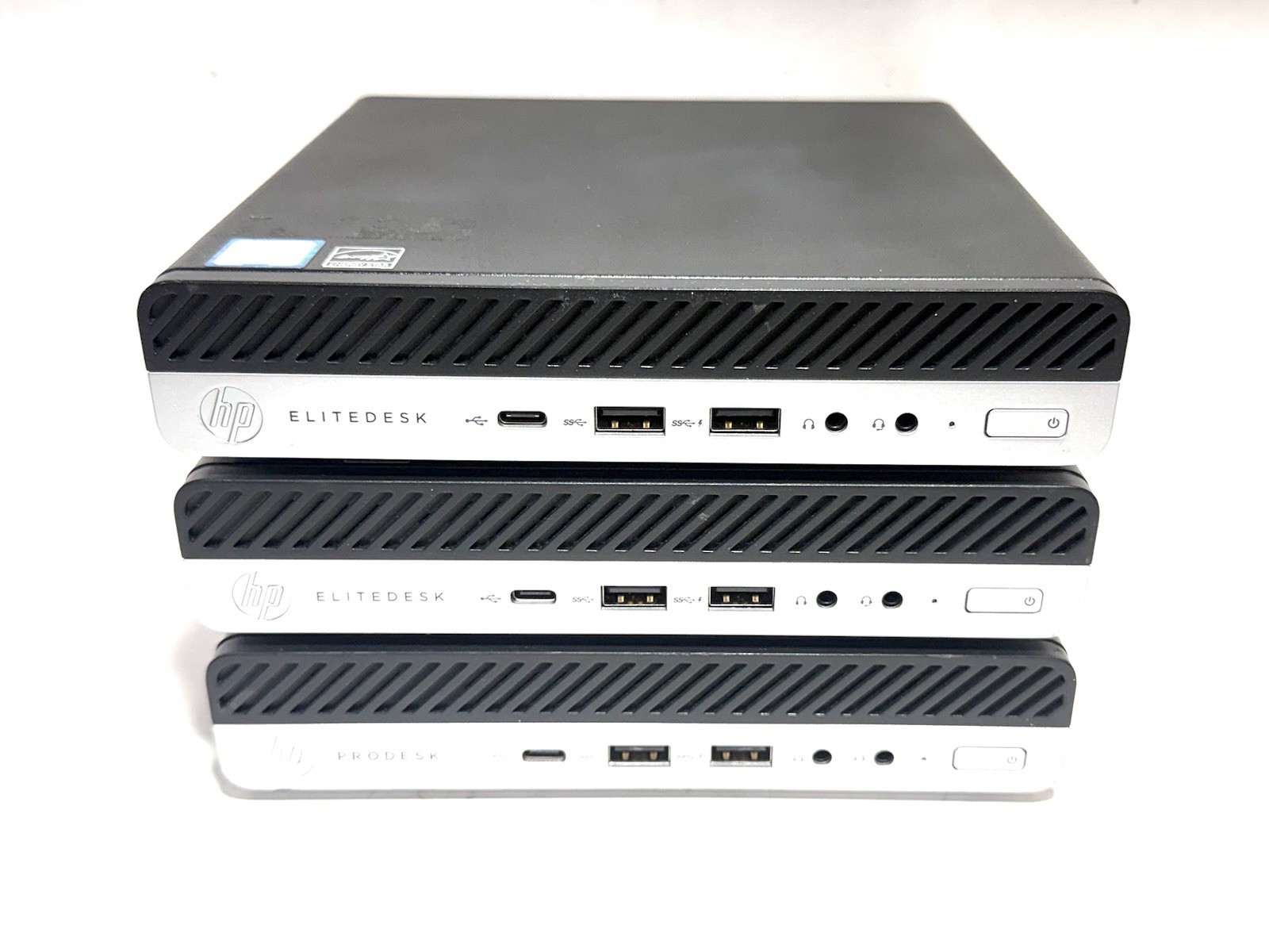 Lot Of 3 HP ELITEDESK/PRODESK MICRO i5-6500T/i5-7500T 8GB RAM *READ*