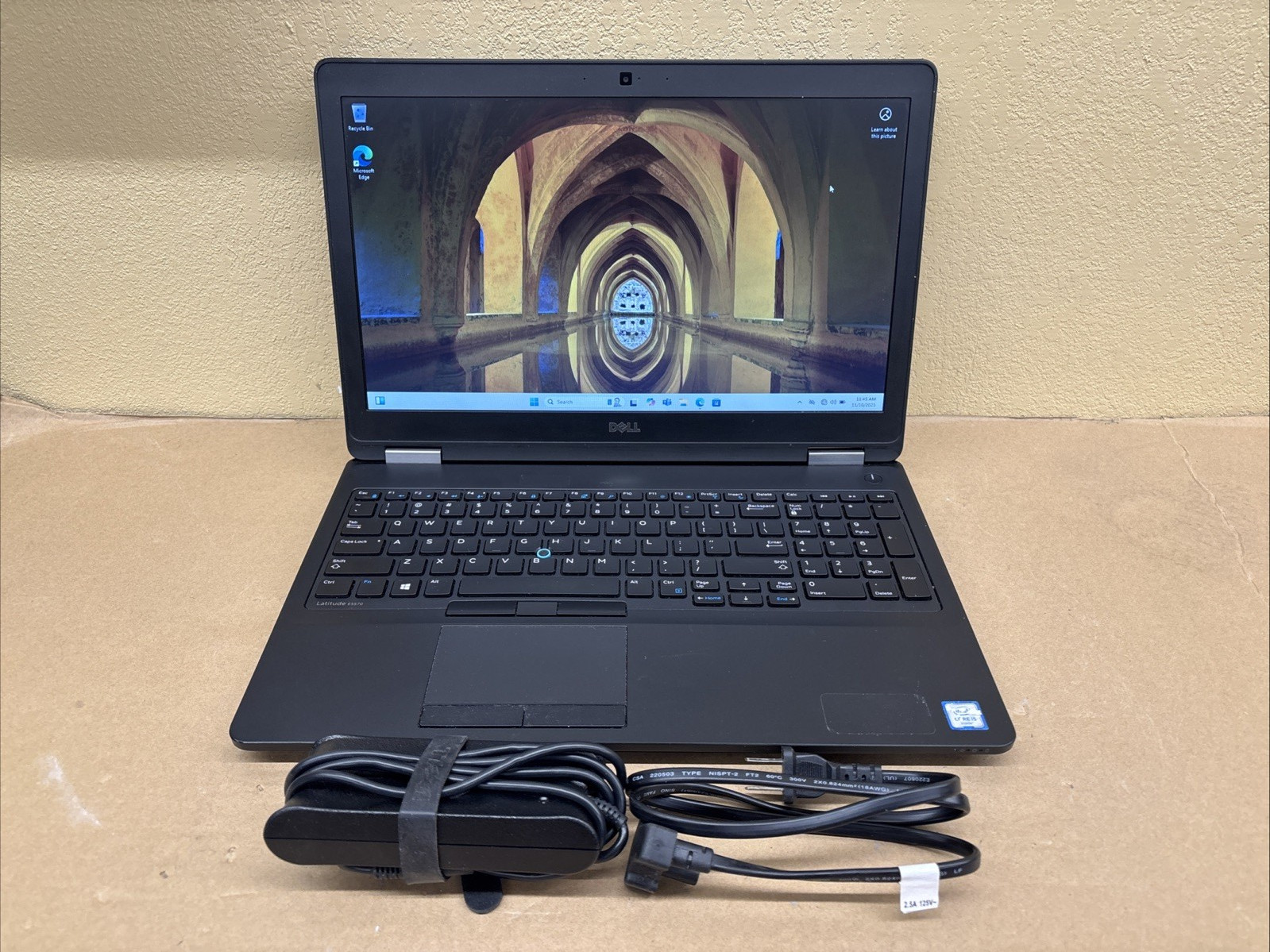 Dell Latitude E5570 Laptop | i5-6200U | 8GB RAM | 256 GB M.2 | w/ AC Adapter