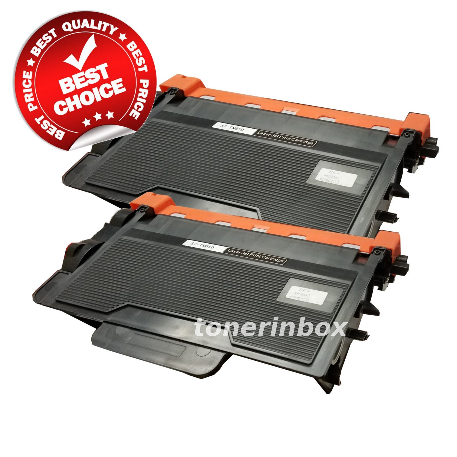 2 PK TN850 Black Toner Cartridge for Brother TN820 HL-L5000D MFC-L5900DW Printer