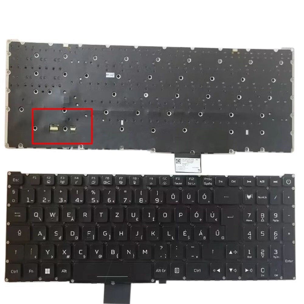 Laptop RGB Backlit Keyboard For ACER Predator Helios 18 PH18-72 Hungary HU
