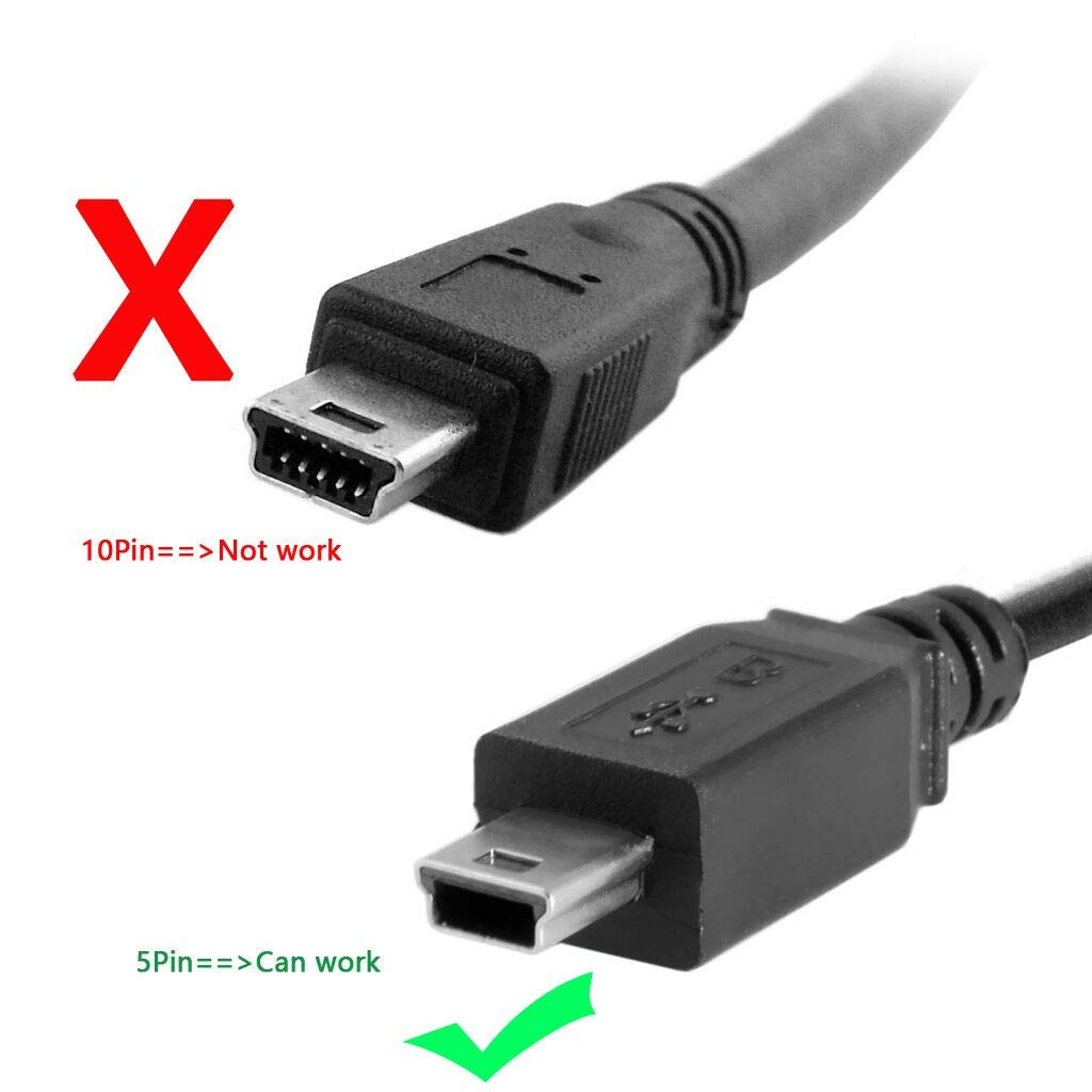 chenyang Mini USB Extension Cable USB 2.0 Mini USB 5Pin Male to Female Data Powe