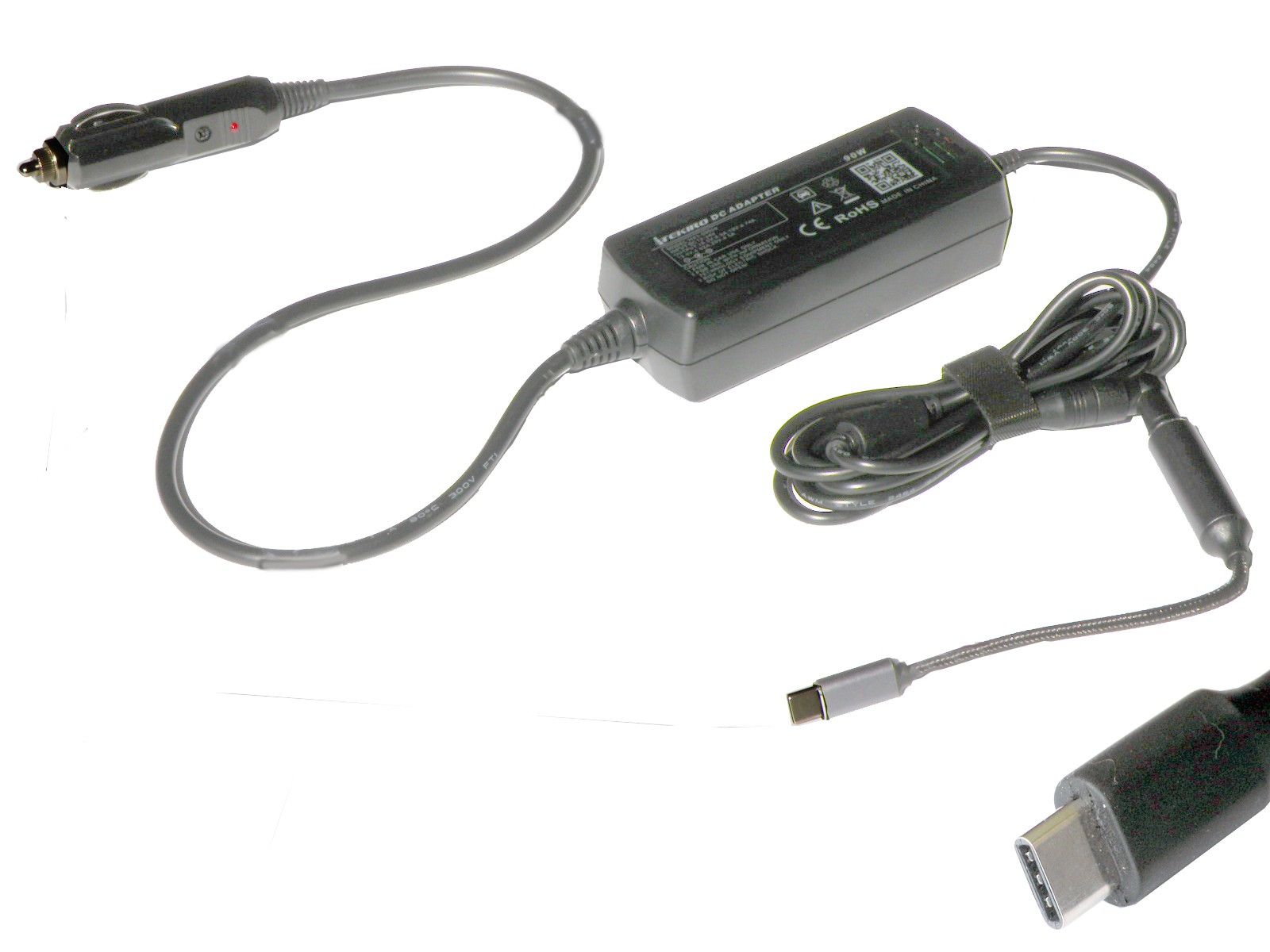 65W Car Charger for Lenovo ThinkPad E495 20NE, E580 20KS, E585 20KV, E590 20NB