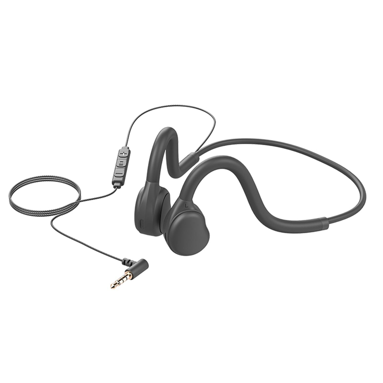 Open Ear Headphones with 3.5MM Jack and Built-in Microphone
